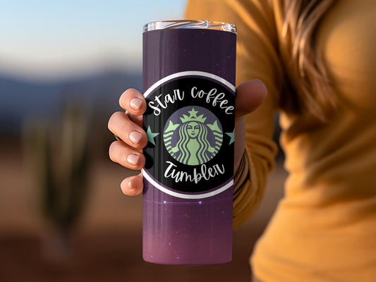 Star Coffee Tumbler Custom Travel Mug for Beverages