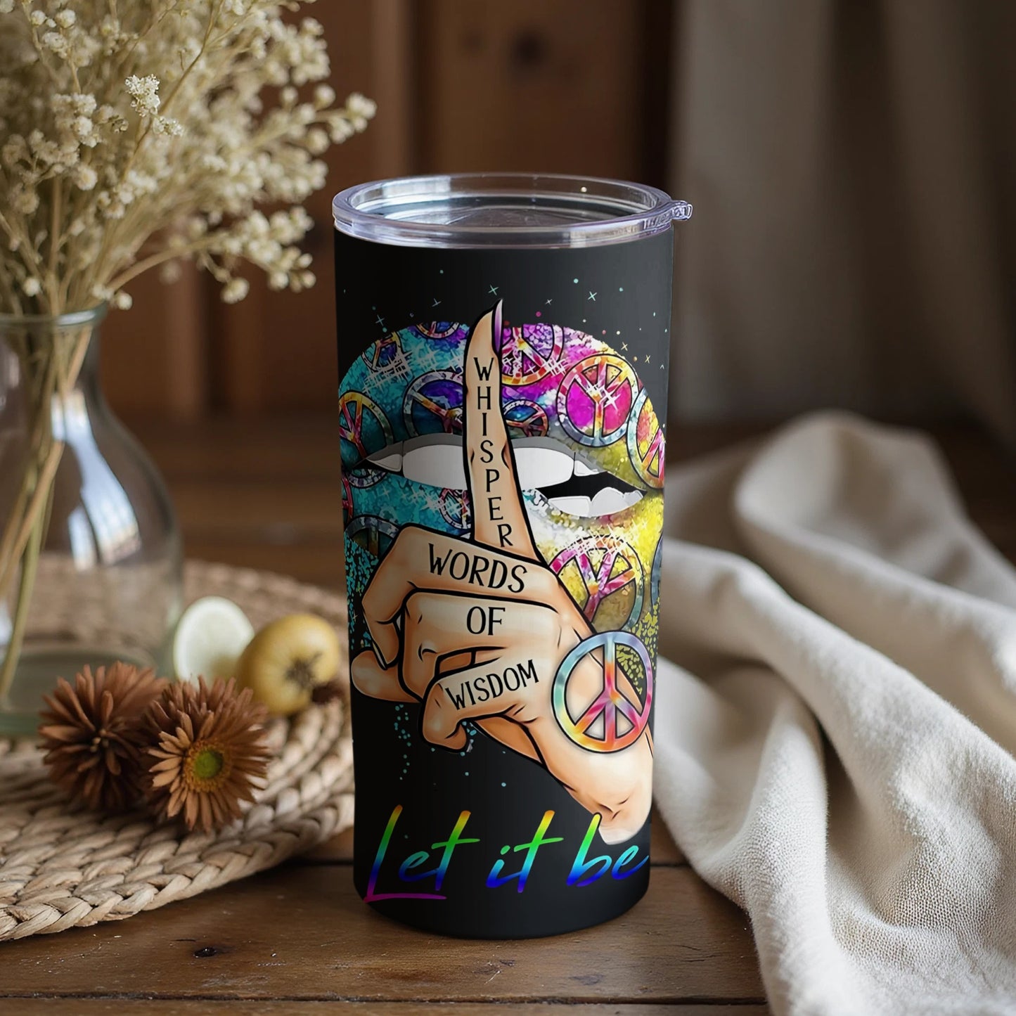 Whisper Words of Wisdom Let It Be Travel Mug