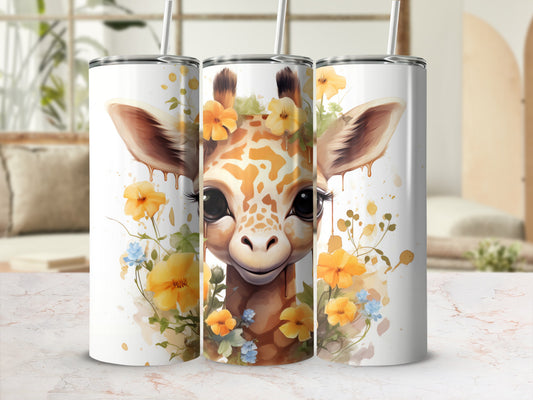 Baby Giraffe Floral Decor Pattern Adorable Animal Tumbler product type
giraffe tumbler
baby giraffe
floral design
cute animal
watercolor art
animal print
insulated tumbler
skinny tumbler
safari theme
jungle animal
kids drinkware
adorable gift
yellow flowers
blue flowers
wildlife art
nature inspired
beverage container
custom print
unique design
drink tumbler