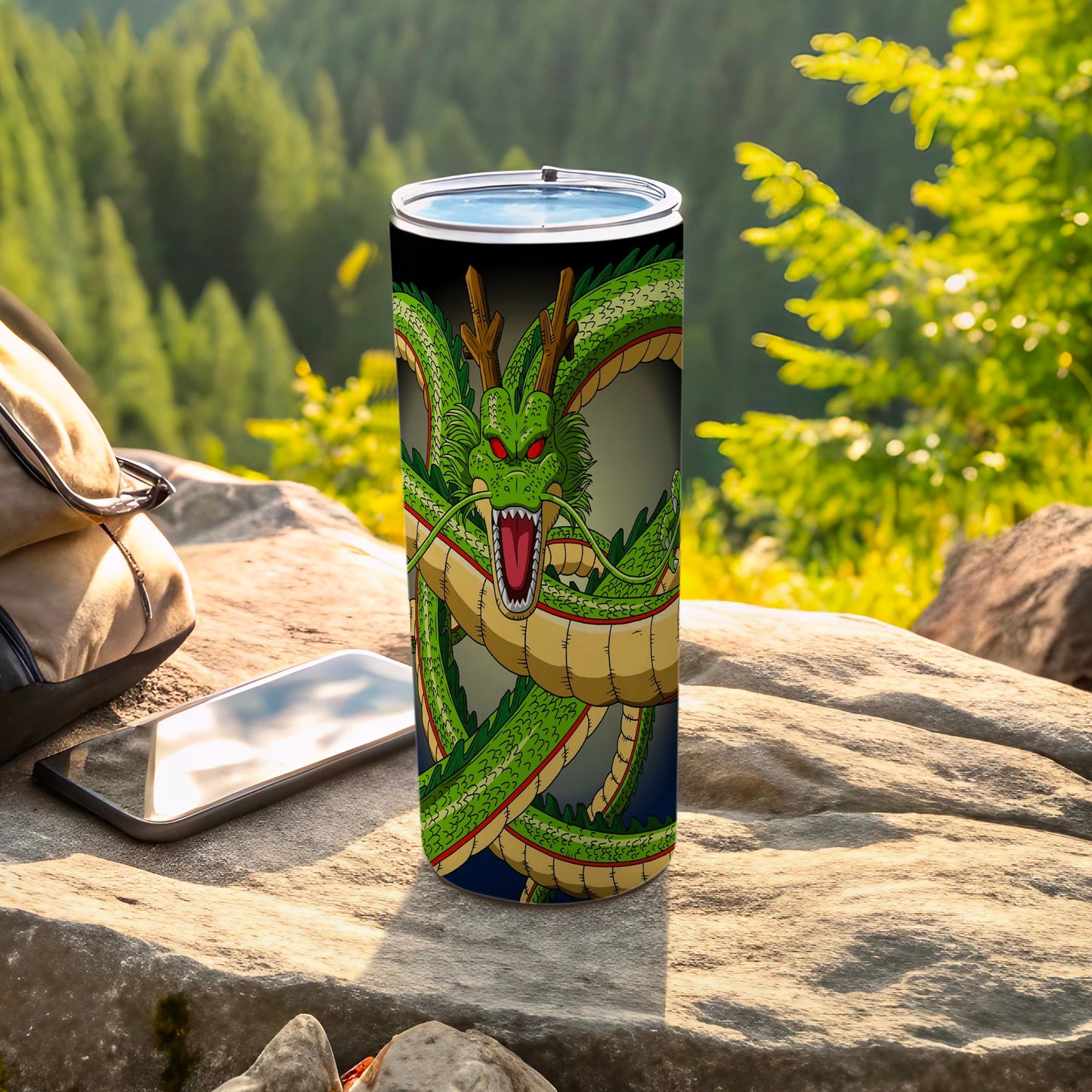 Green Dragon Insulated Tumbler with Lid Beverage Container