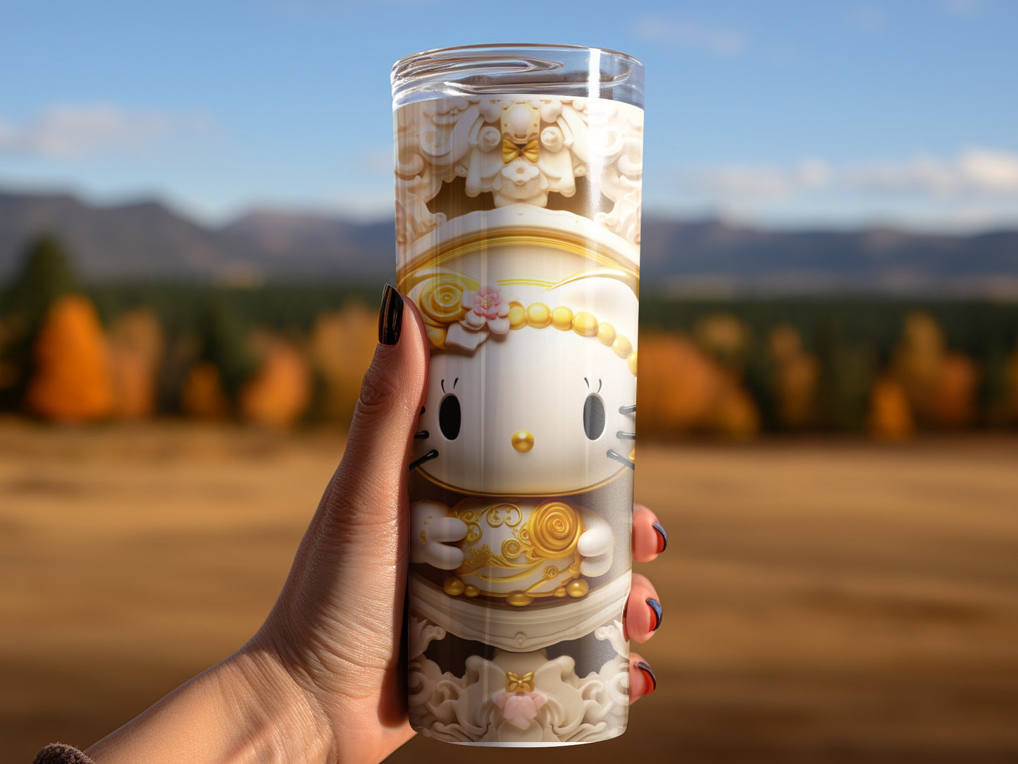 Adorable Hello Kitty Themed Tumbler for Kids and Adults