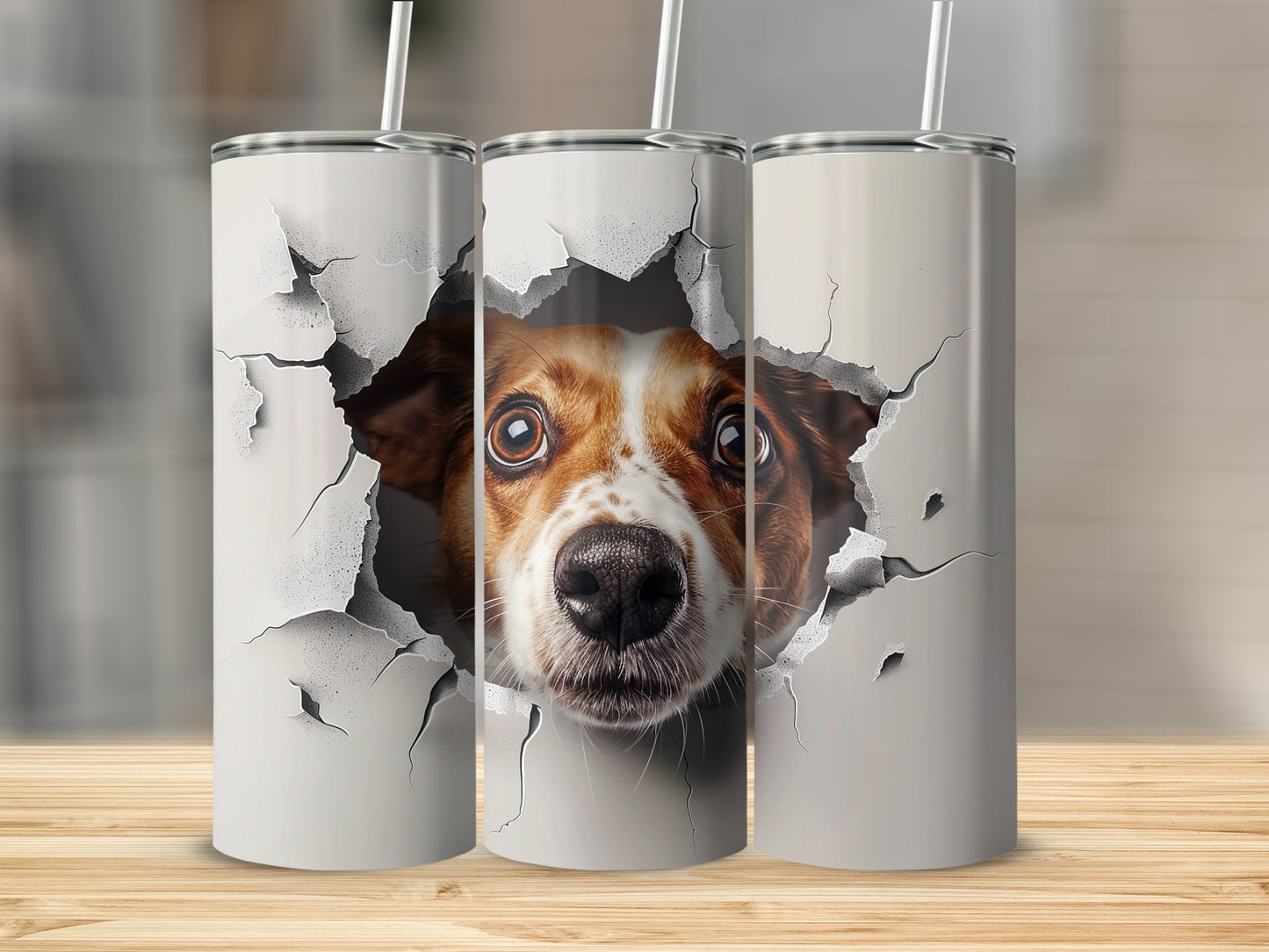 Cracked wall surprise dog face peeking design product type
dog
puppy
pet
animal
cute dog
funny dog
peeking dog
cracked wall
broken wall
surprise dog
dog face
tumbler design
drinkware
unique design
creative art
whimsical
dog lover
pet owner
brown dog
white dog