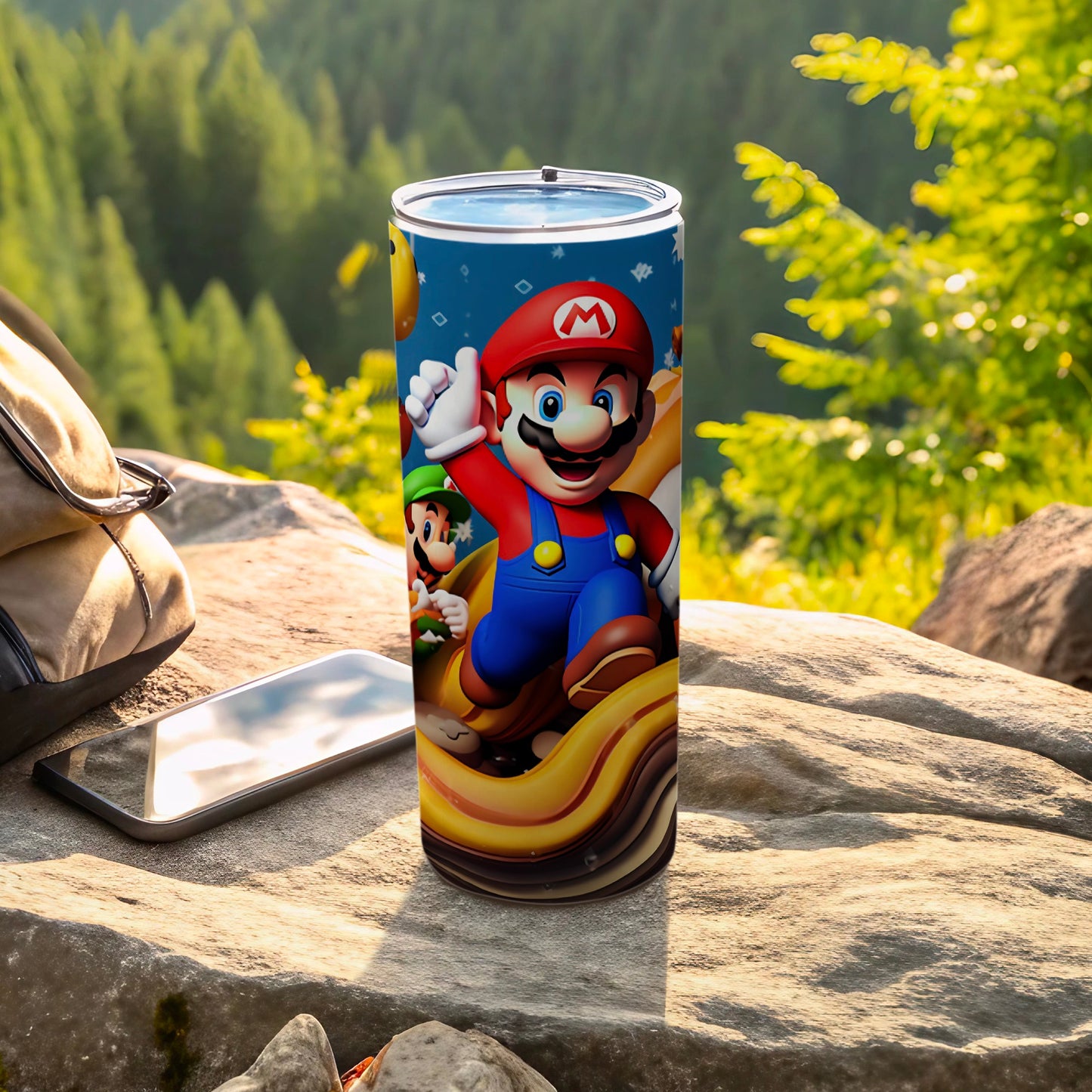 Super Mario Tumbler Insulated Travel Cup 20oz