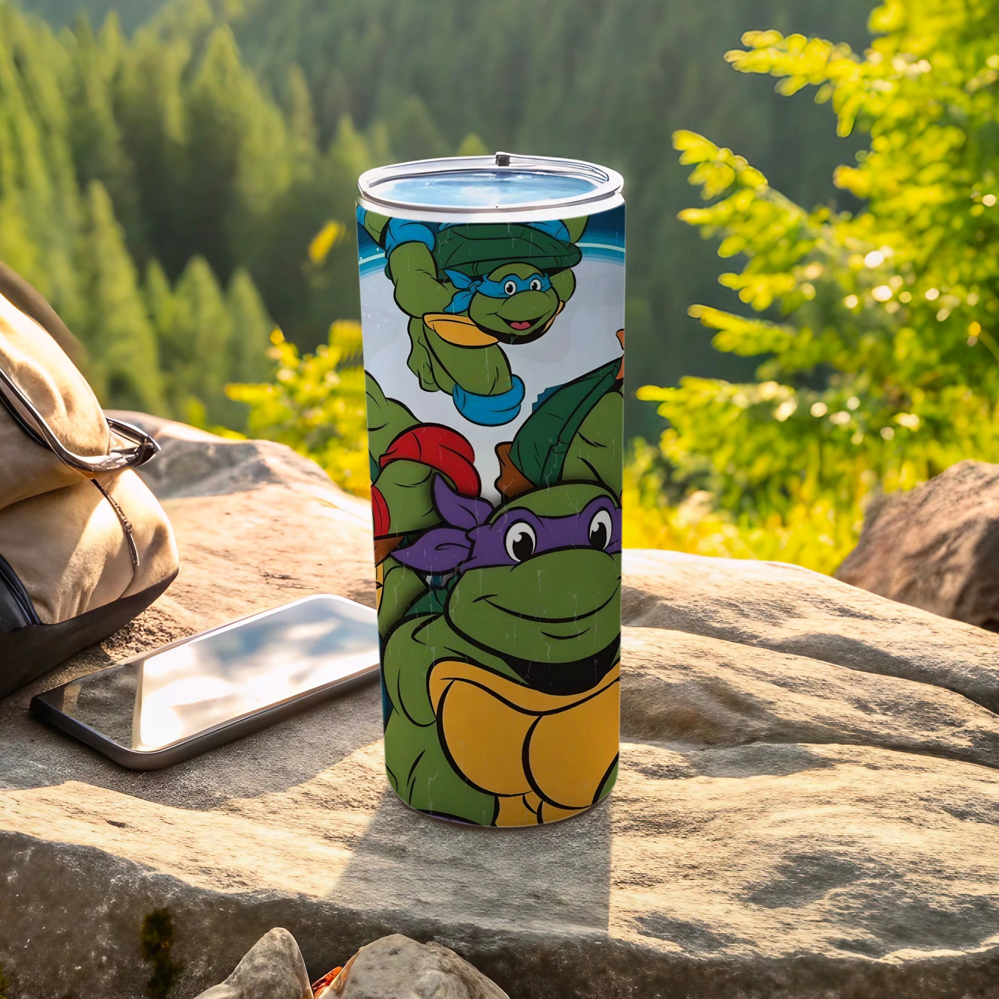 Colorful Cartoon Design Insulated Travel Tumbler Cup