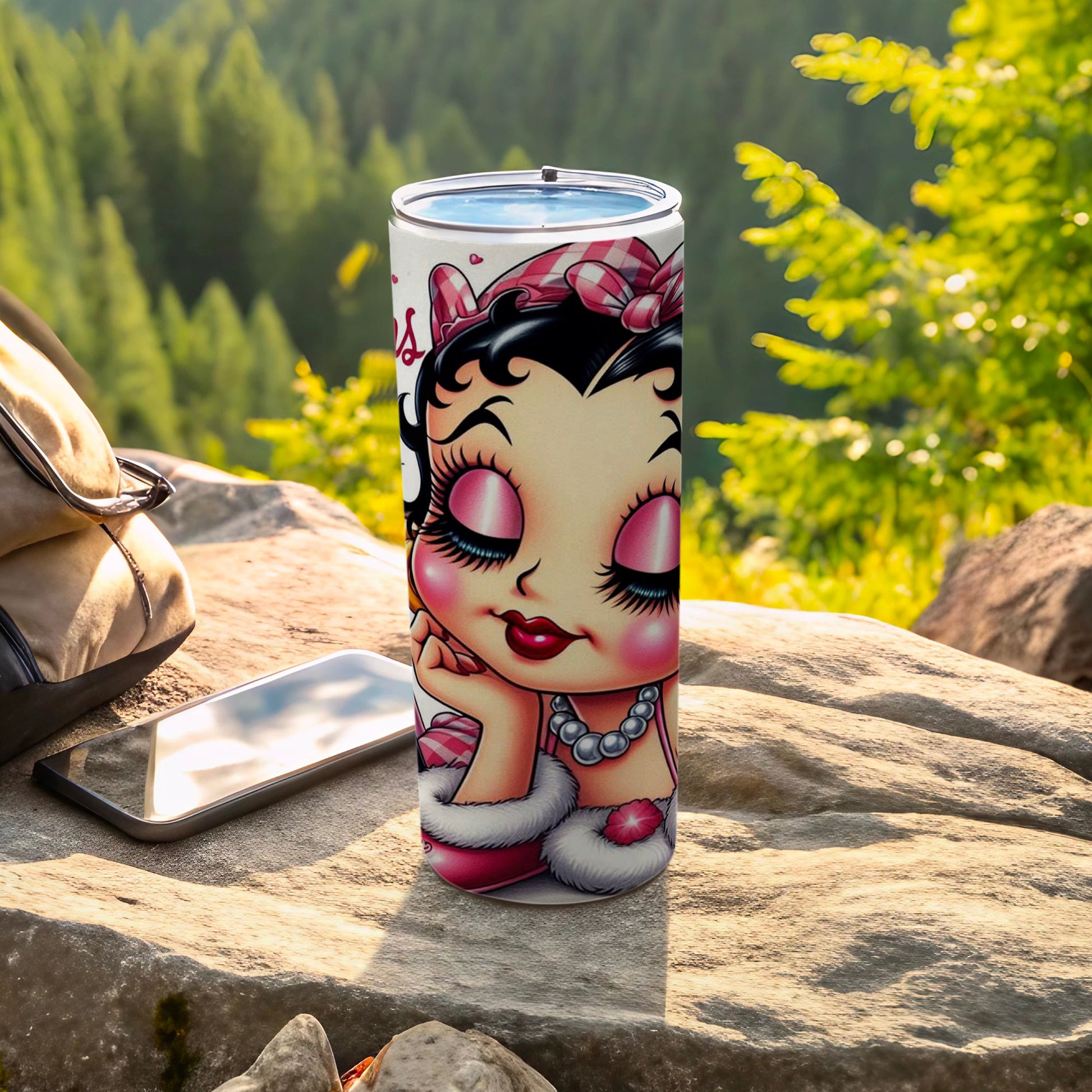 Cartoon Character Printed Stainless Steel Travel Mug