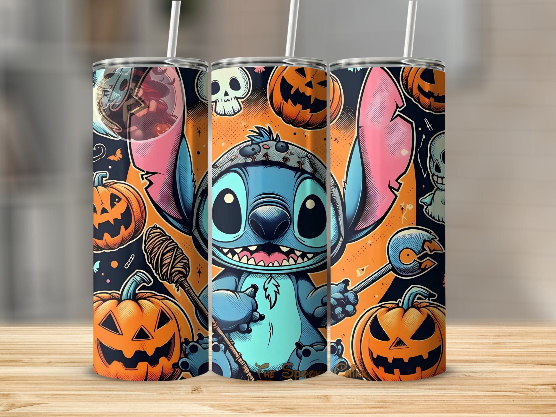 Halloween Cartoon Character Themed Tumbler Cup