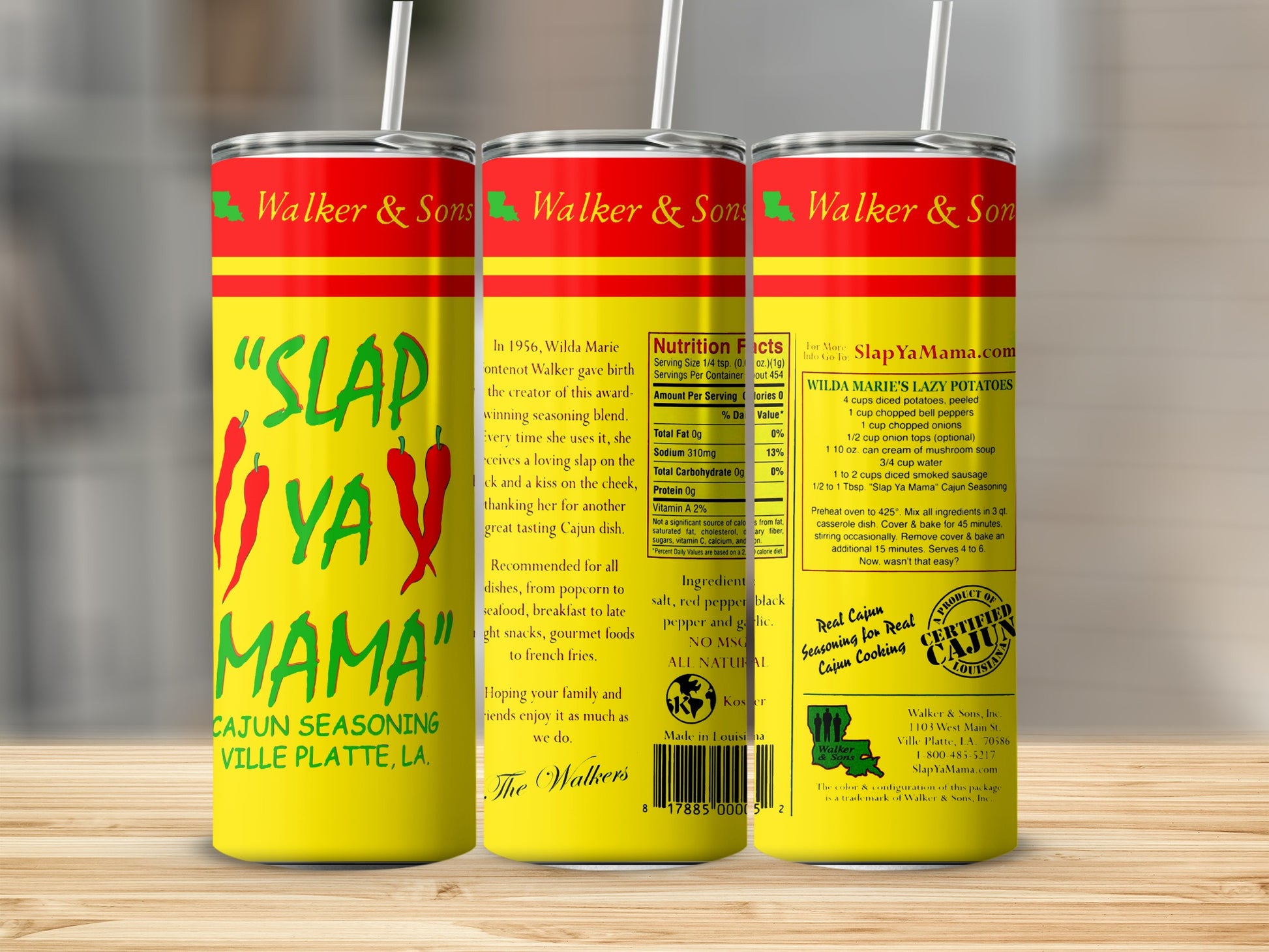 Slap Ya Mama Cajun Seasoning Walker & Sons Ville Platte LA product type