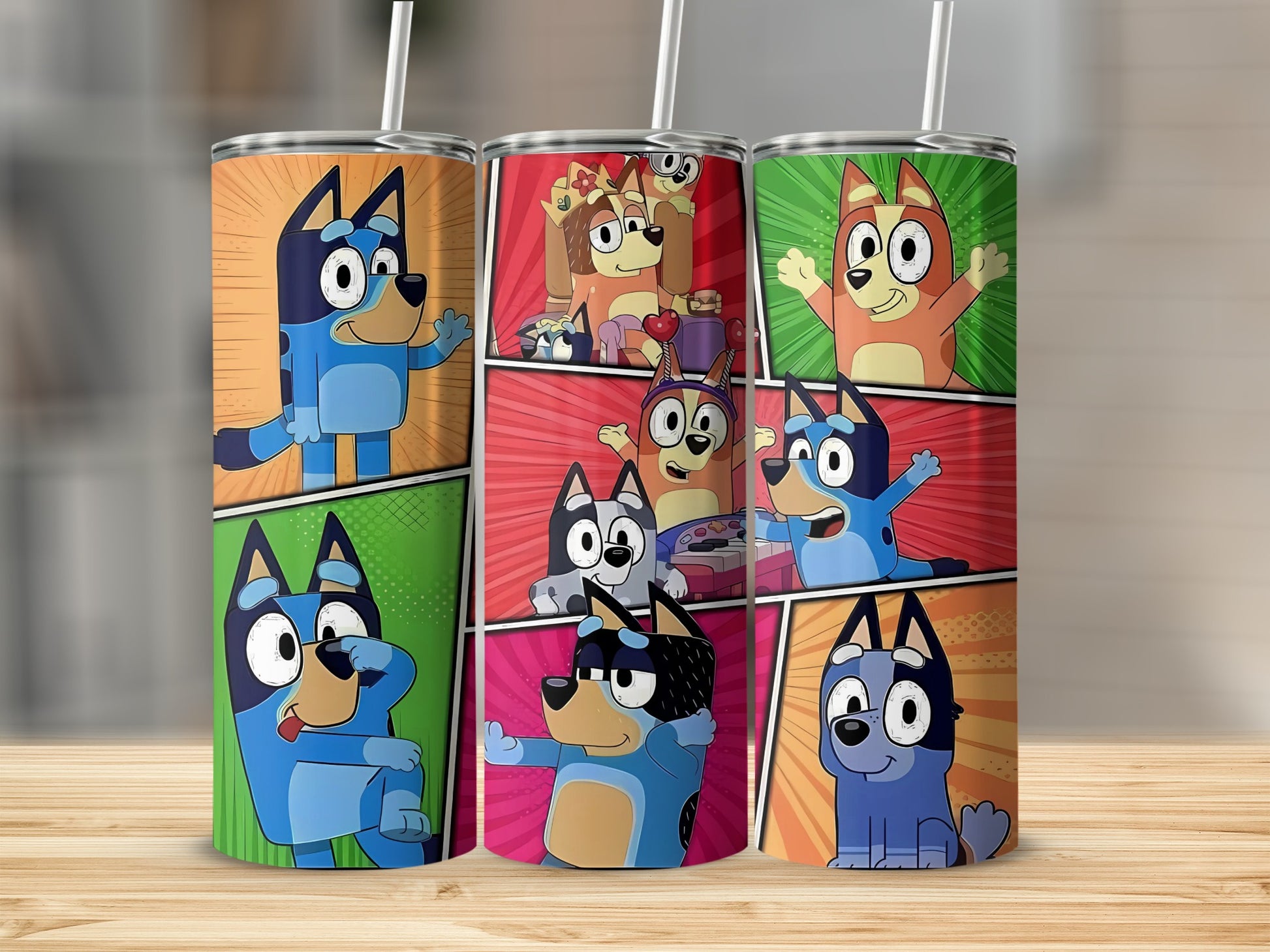 Colorful Cartoon Characters Tumbler Drinkware Collection