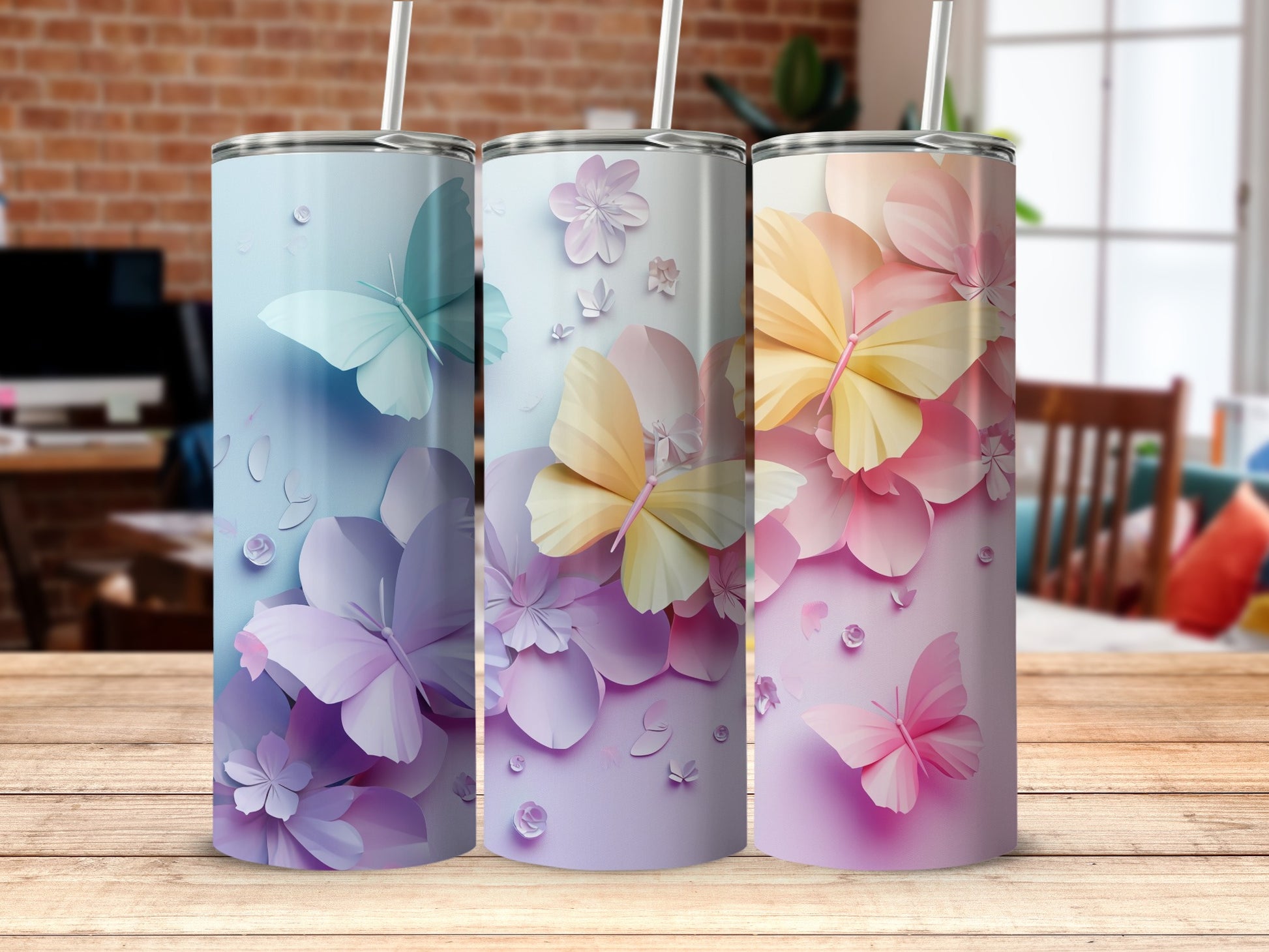 Elegant Butterfly Blossom Paper Cut Effect Tumbler product type
Tumbler
Skinny Tumbler
Butterfly Design
Flower Pattern
Pastel Colors
3D Effect
Paper Cut Art
Floral Tumbler
Butterfly Tumbler
Gradient Colors
Aesthetic Drinkware
Elegant Tumbler
Spring Theme
Summer Vibes
Nature Inspired
Gift For Her
Cute Tumbler
Travel Mug
Drinkware
Unique Design