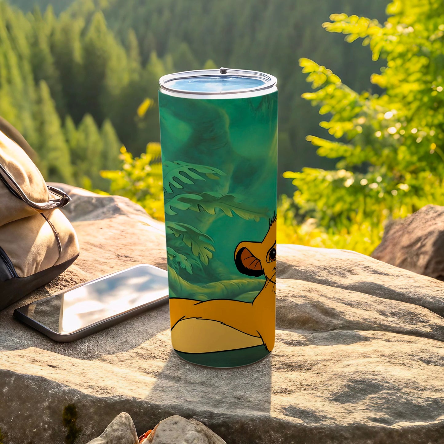 Jungle Animal Print Stainless Steel Tumbler Cup