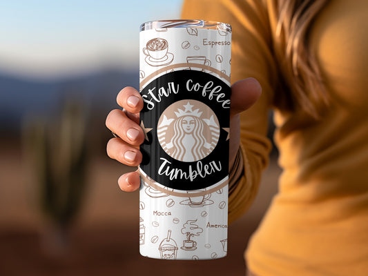Starbucks Inspired Coffee Tumbler Travel Mug Gift