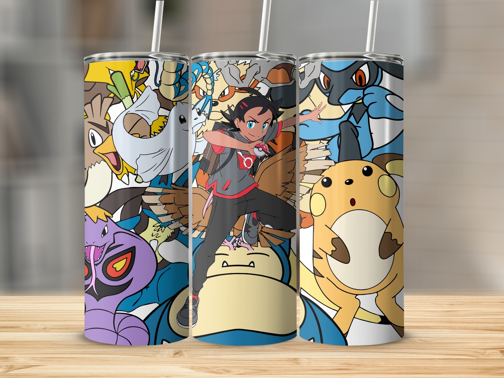 Colorful Anime Characters Insulated Tumbler Cup Drinkware