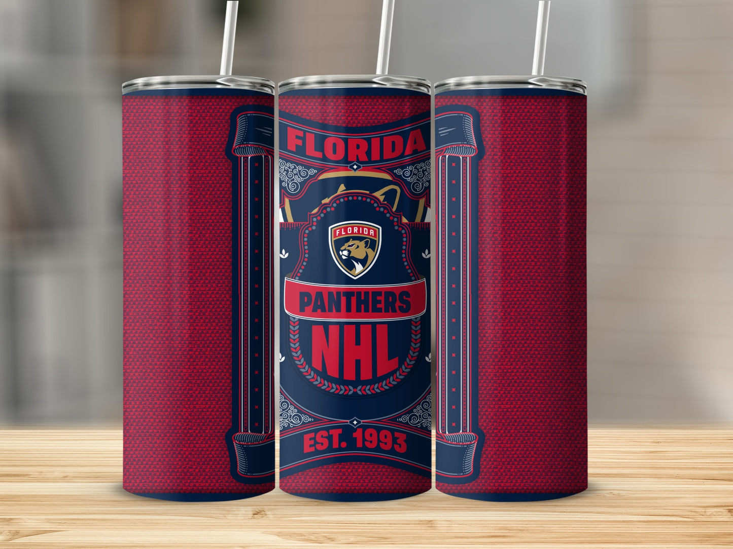 Florida Panthers NHL Established 1993 Design Tumbler