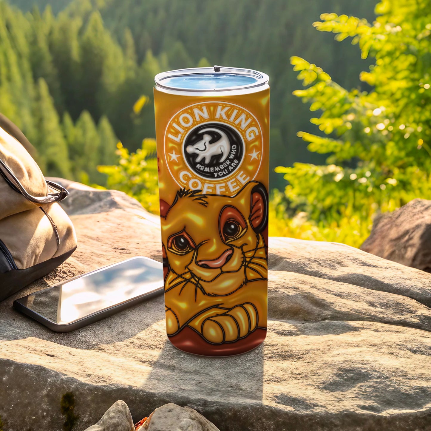 Lion King Coffee Remember Who You Are Tumbler