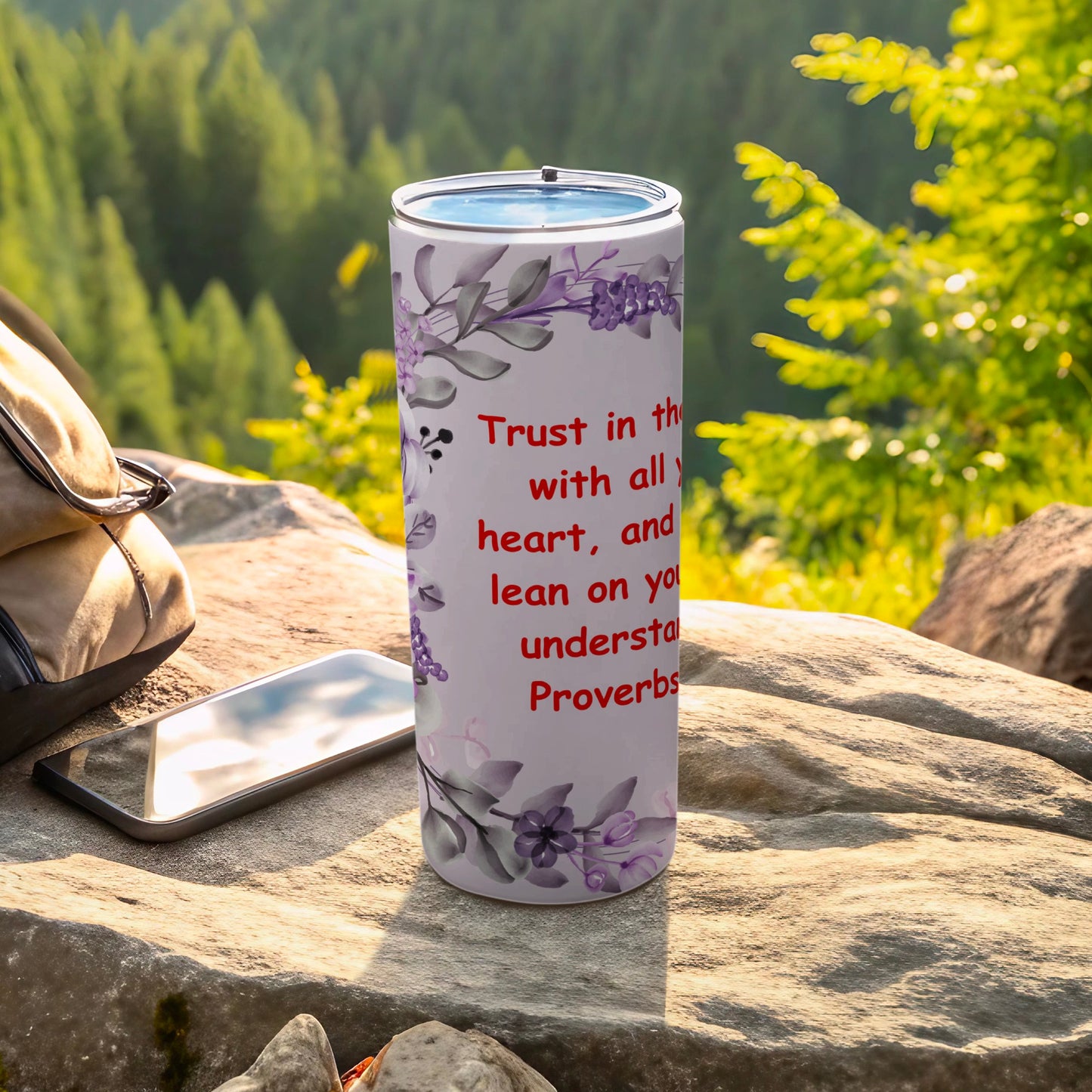 Trust in the Lord Proverbs Themed Tumbler