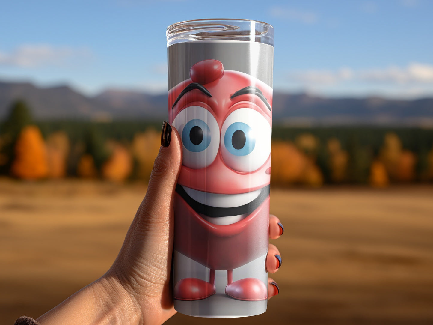Cute Cartoon Character Design Tumbler for Everyday Use