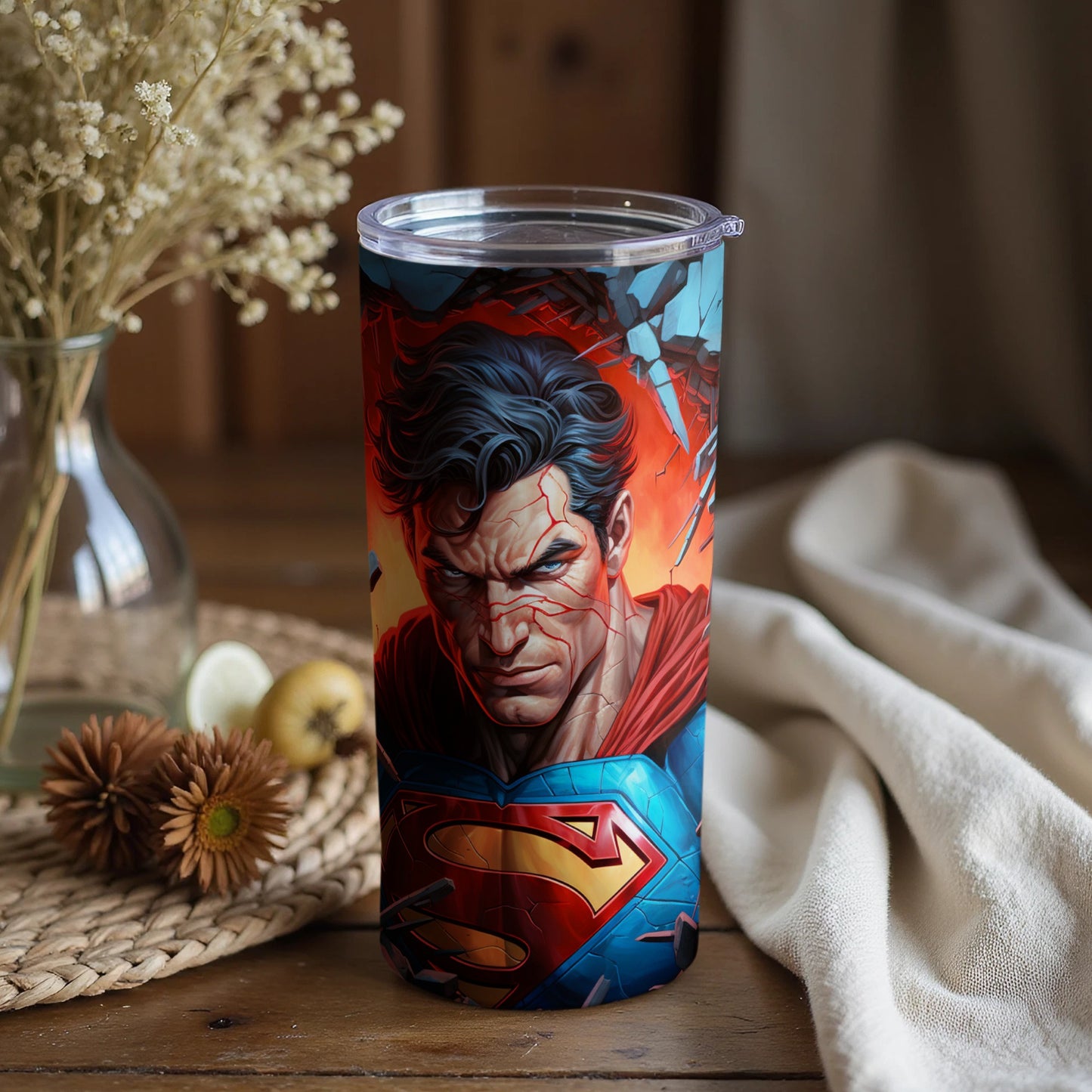 Intense Hero Coffee Tumbler Art for Fans