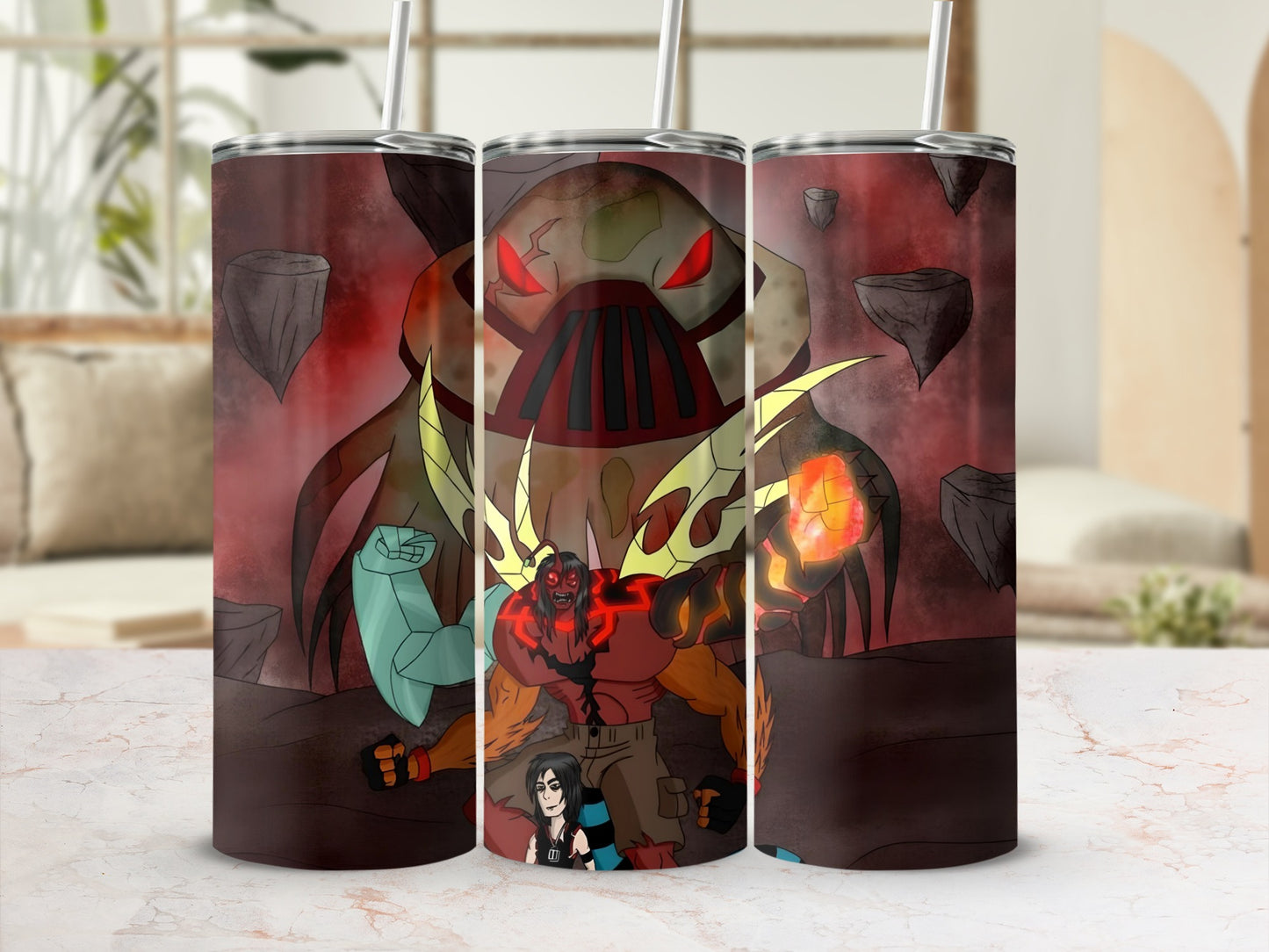 Epic Battle Fantasy Print Tumbler Cup