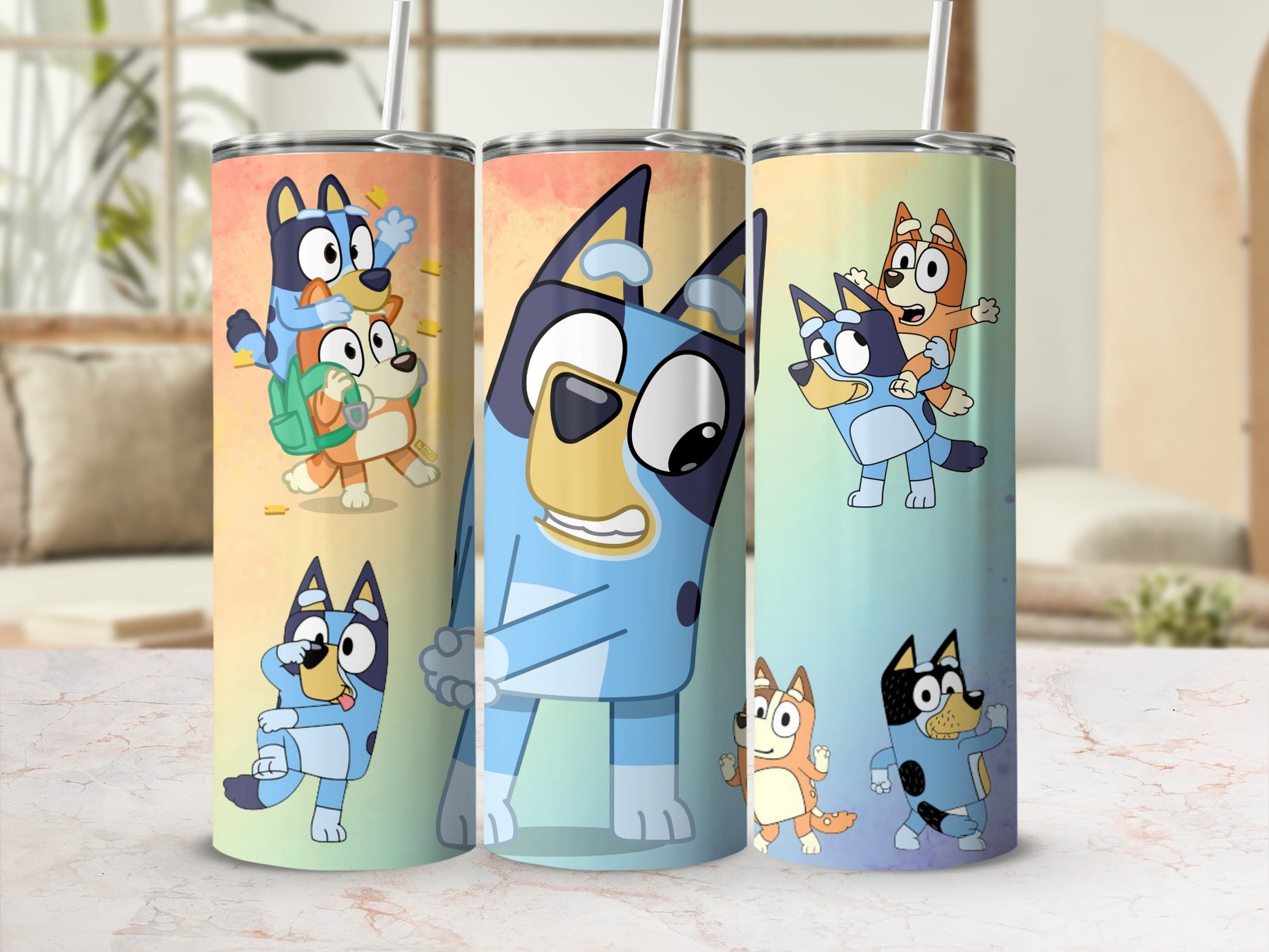 Cartoon Dog Character Design Insulated Tumbler