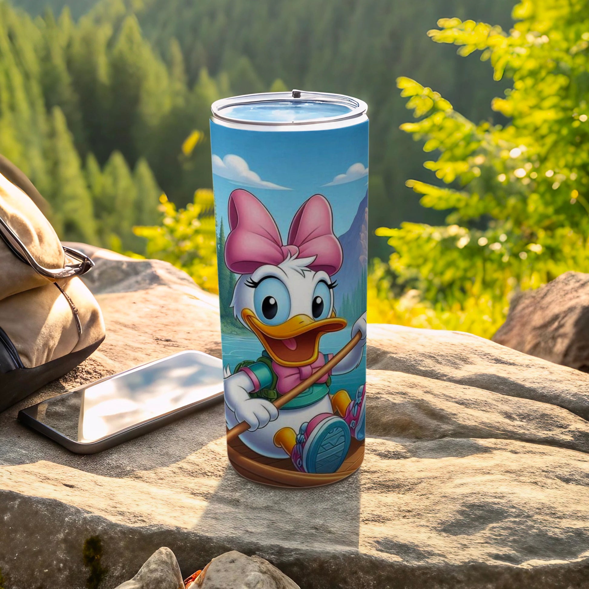 Cute Disney Character Tumbler for Outdoor Adventures