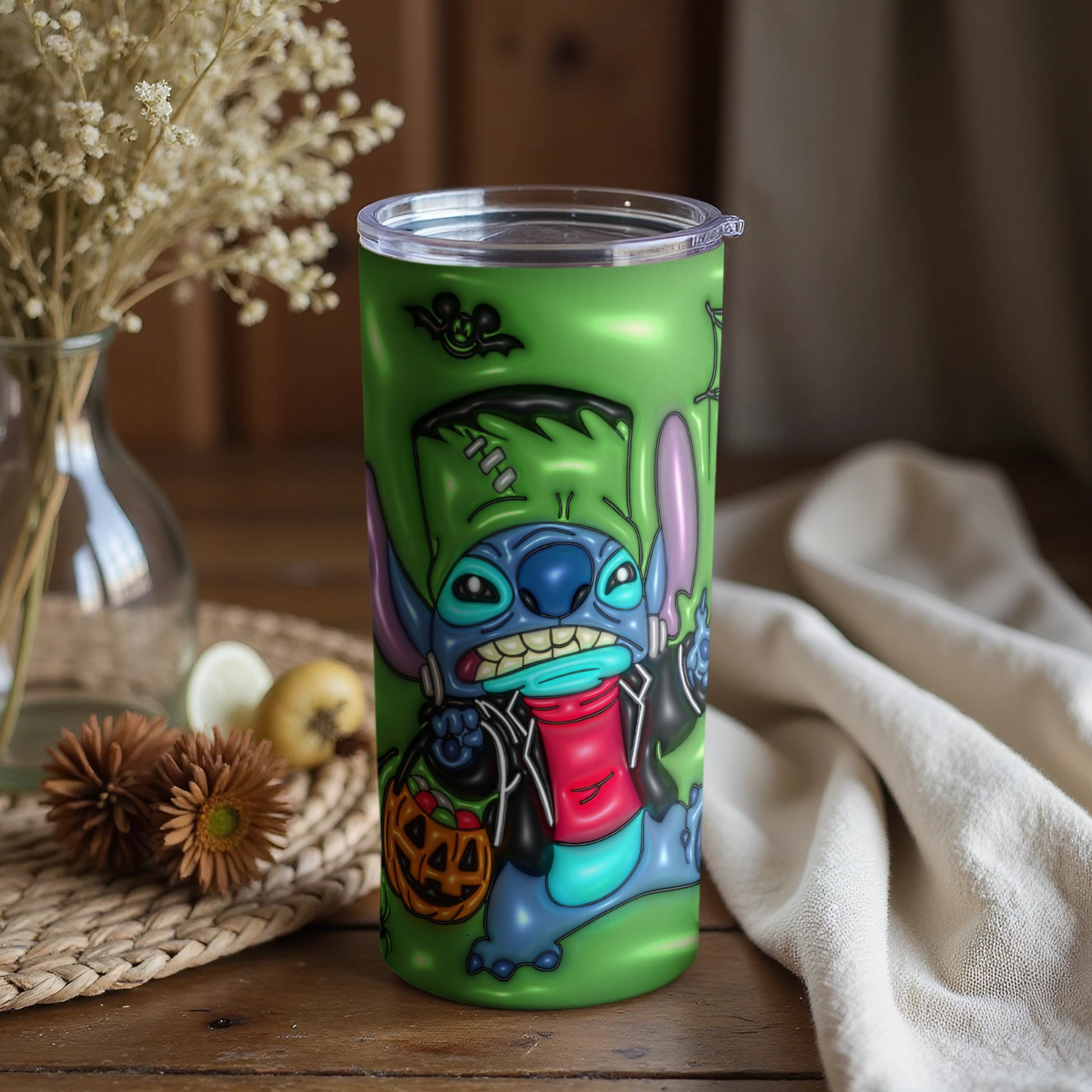 Halloween Themed Stitch Character Tumbler Product