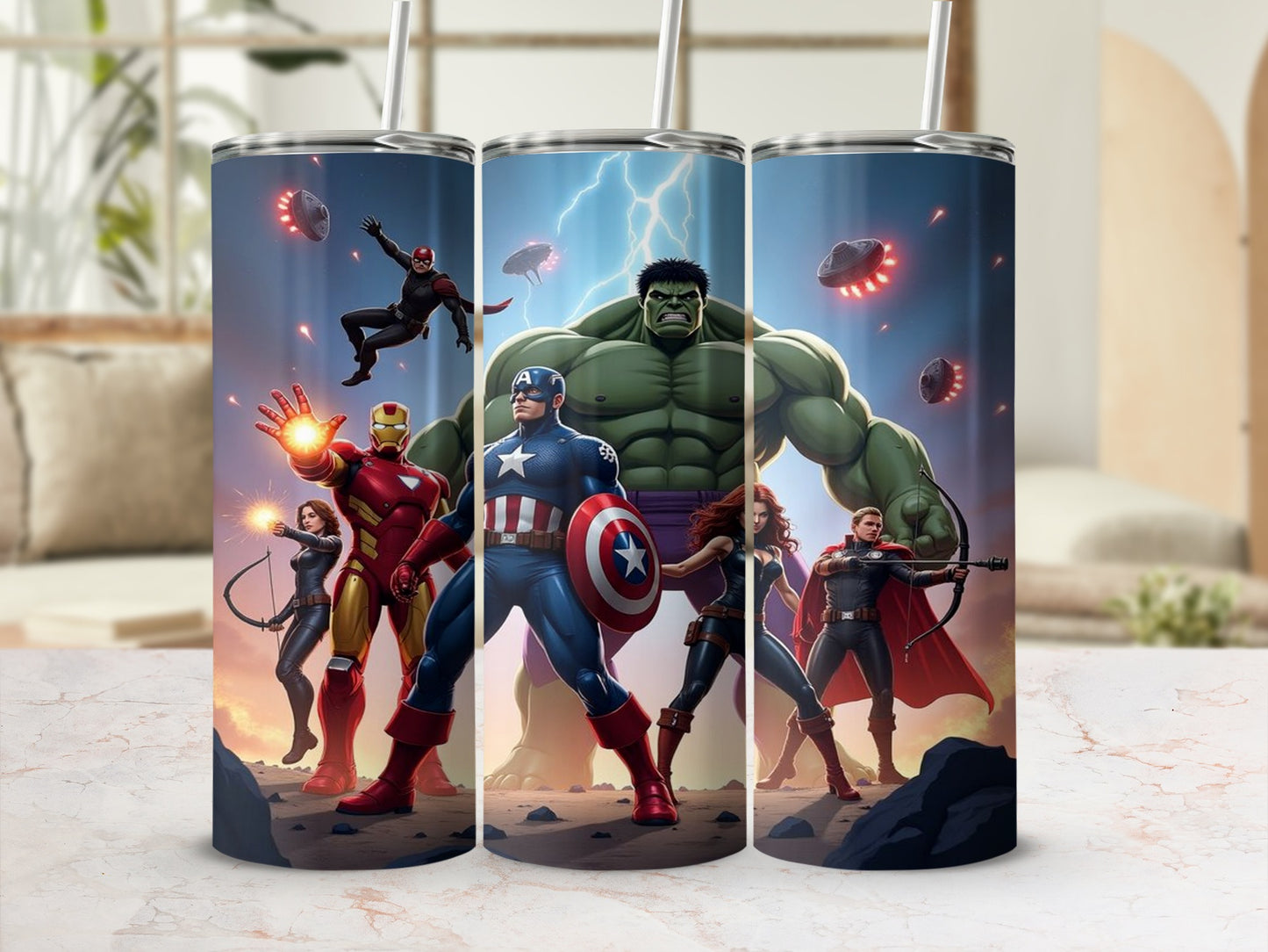 Marvel Superheroes Stainless Steel Insulated Tumbler