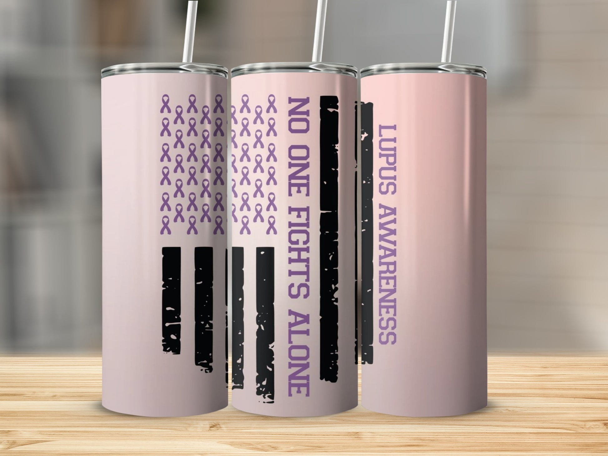 Lupus Awareness No One Fights Alone Tumbler