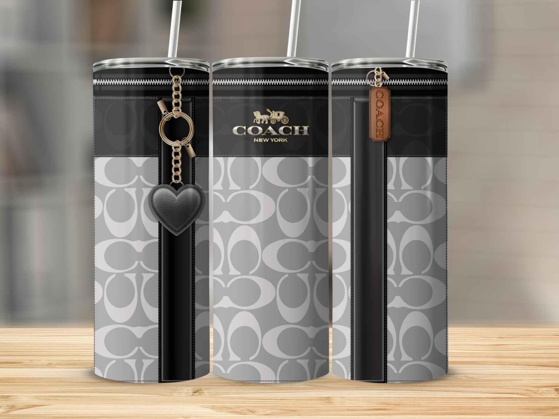 Stylish Coach New York Branded Insulated Drink Tumbler