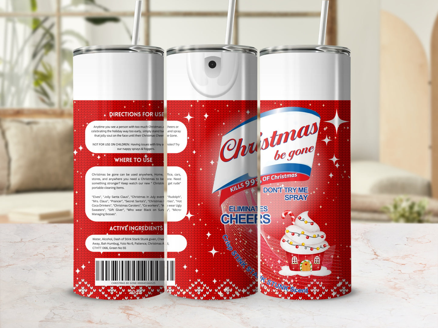 Christmas Be Gone Kills 99 Percent of Christmas Spray