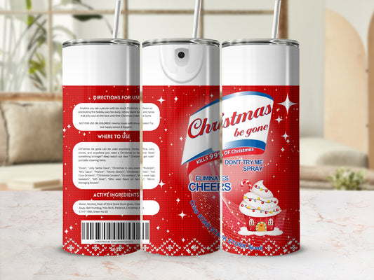 Christmas Be Gone Kills 99 Percent of Christmas Spray