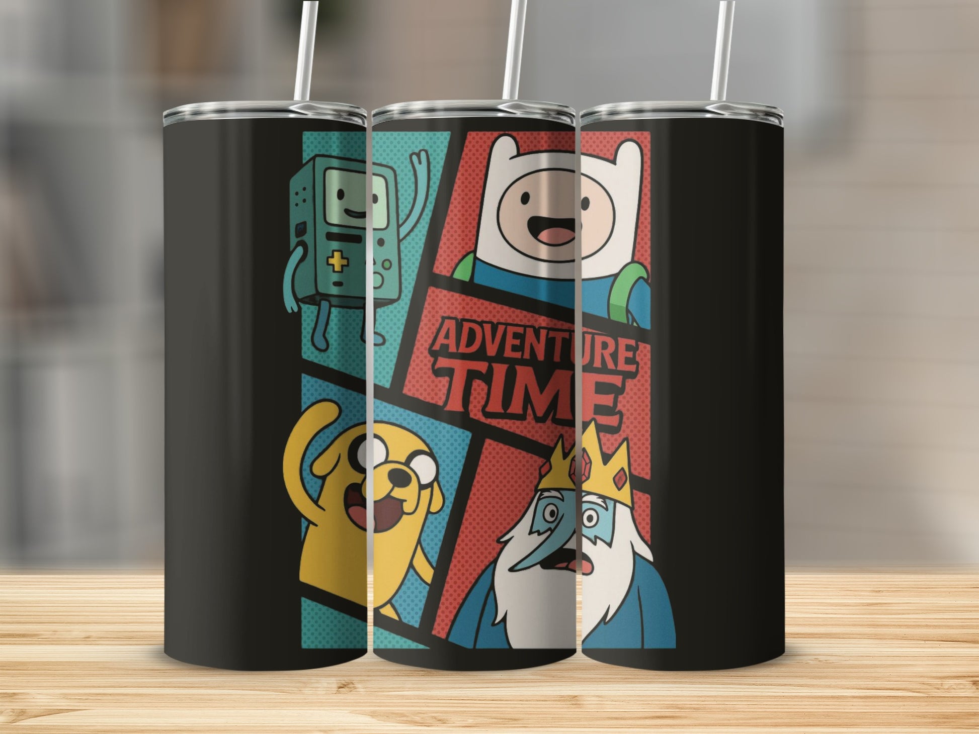 Adventure Time Characters Graphic Tumbler