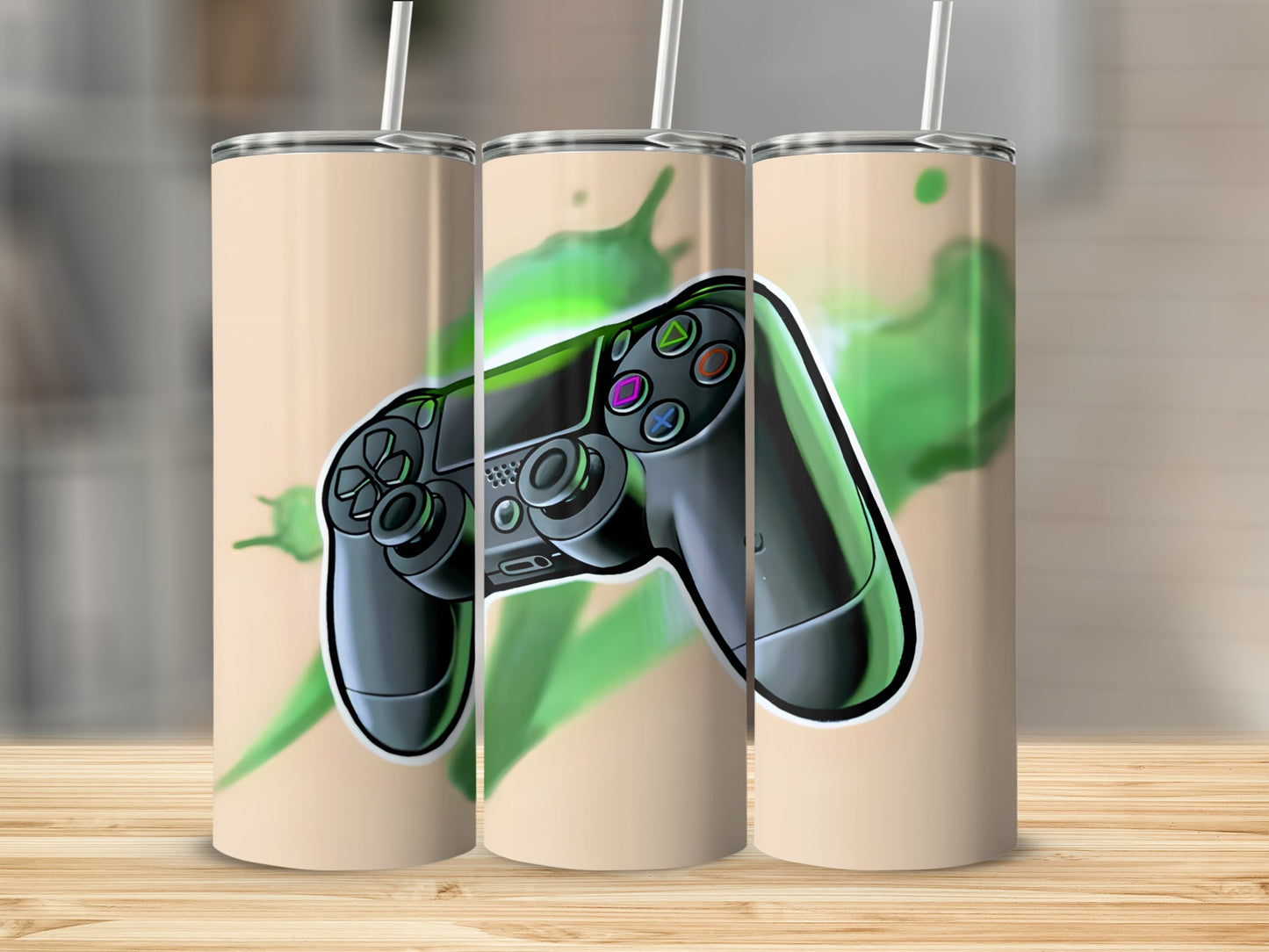 Graffiti Style Gaming Controller Tumbler product