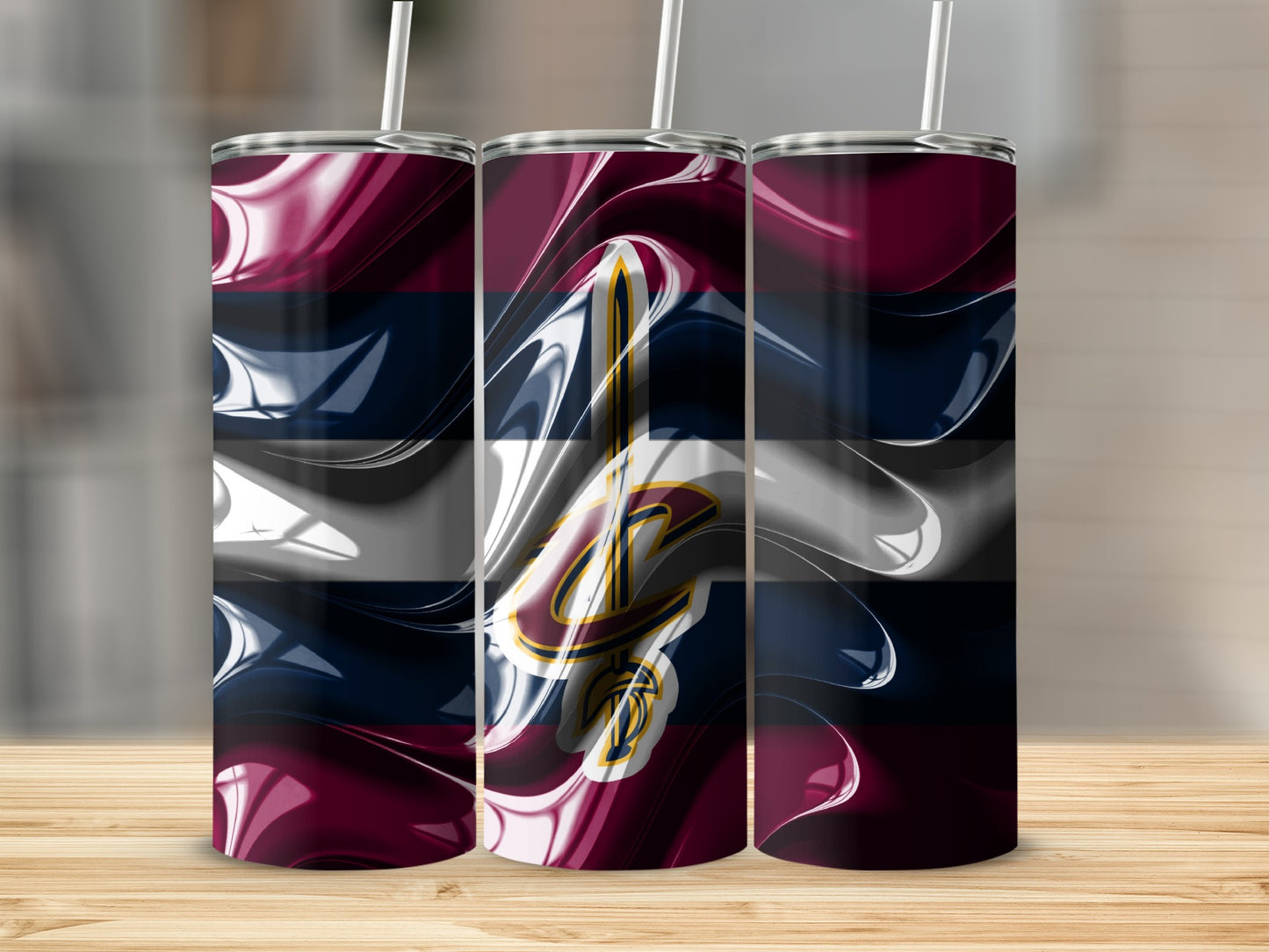 Cavaliers Logo Modern Twist Design Unique Tumblers