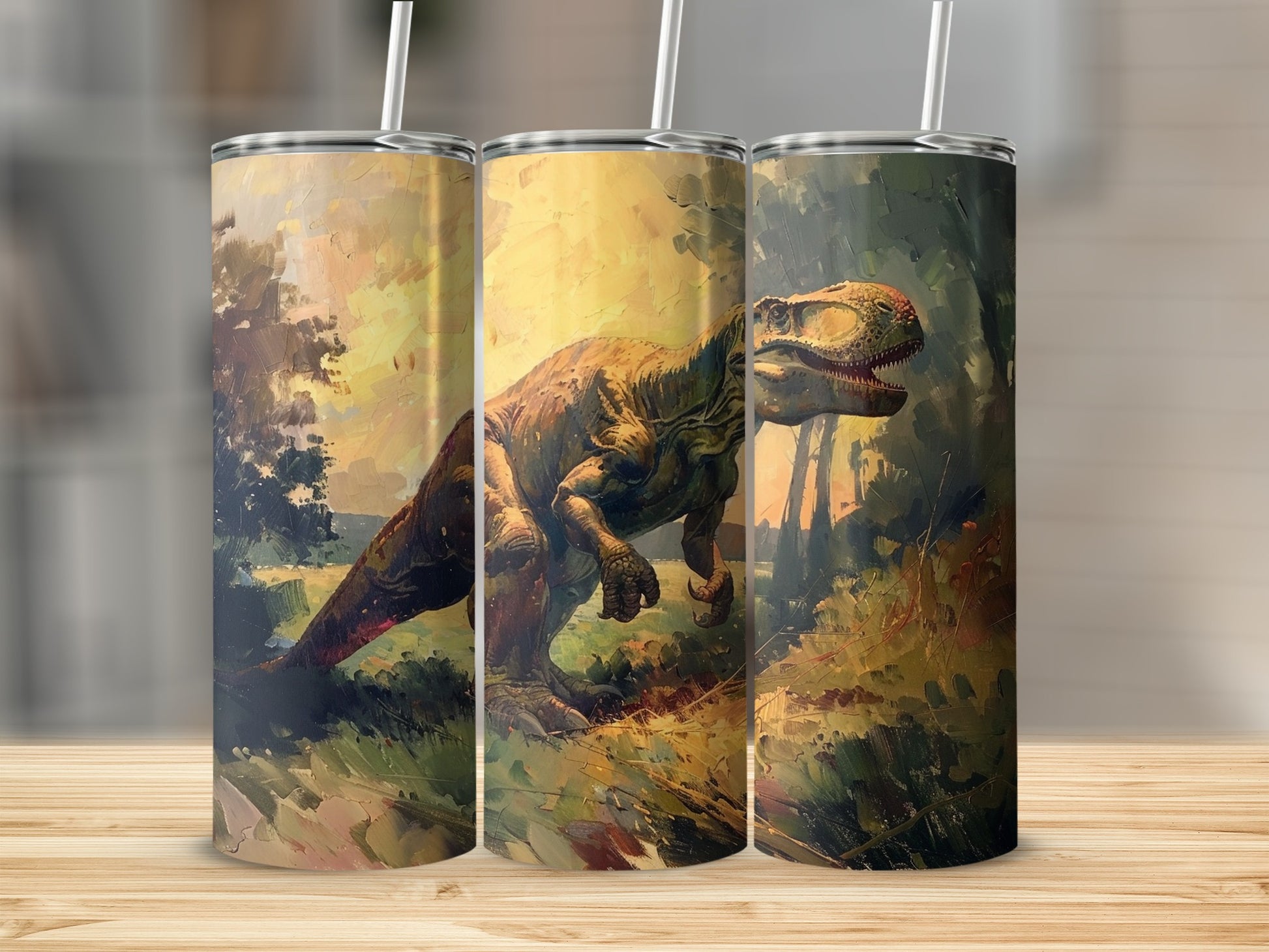 Tyrannosaurus Rex Art Painting Style Landscape product type
Dinosaur, T Rex, Tyrannosaurus Rex, Art Print, Painting Style, Impressionistic, Dinosaur Art, Jurassic, Prehistoric, Creature, Landscape, Forest Scene, Ancient Beast, Adventure, Wildlife, Nature Inspired, Unique Design, Drinkware, Gift Idea, Tumbler Art