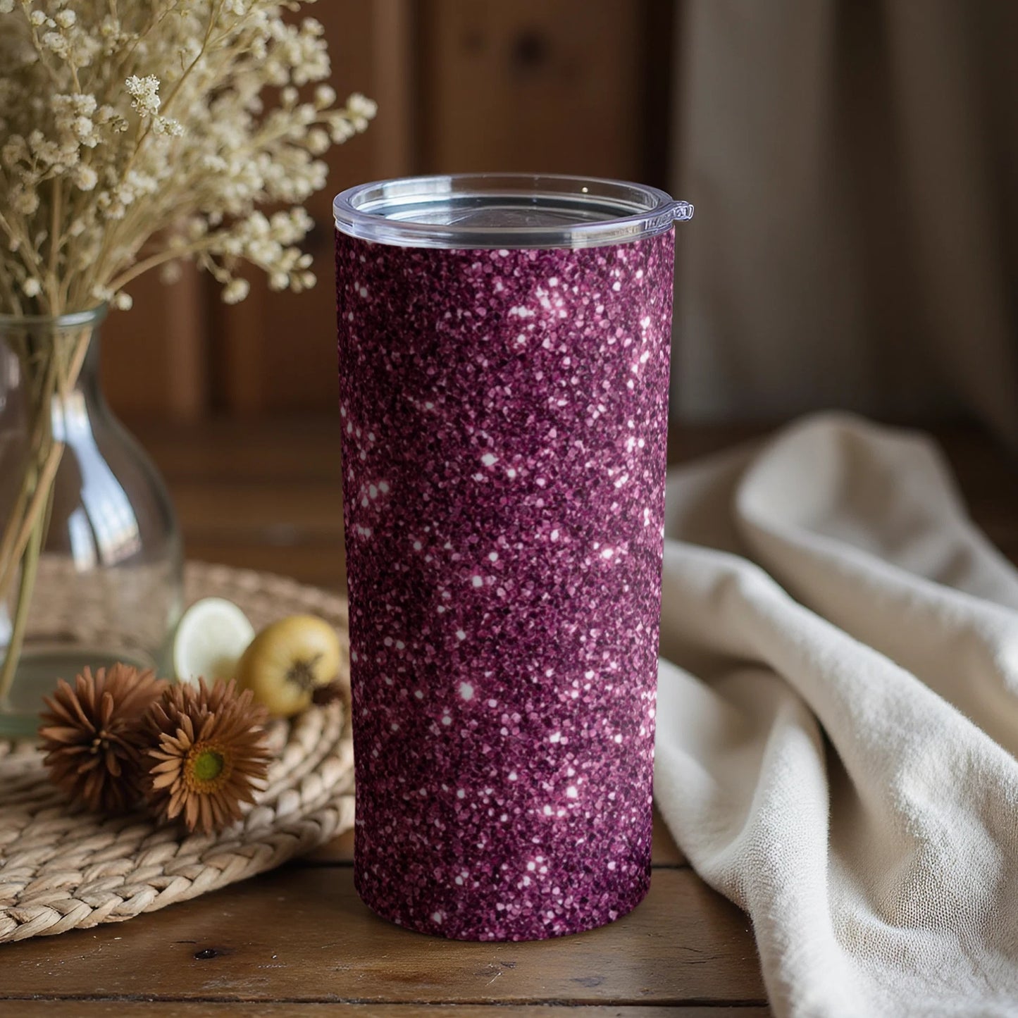 Sparkling Deep Purple Insulated Tumbler Travel杯