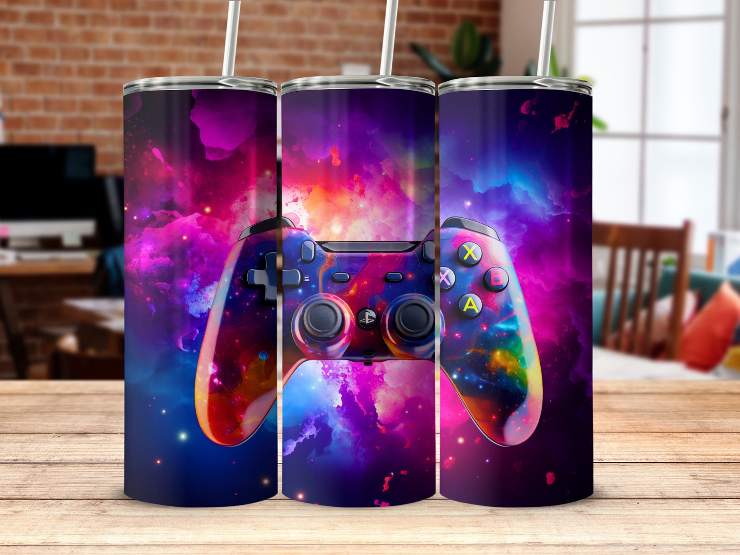 Colorful Gaming Controller Design Tumbler product