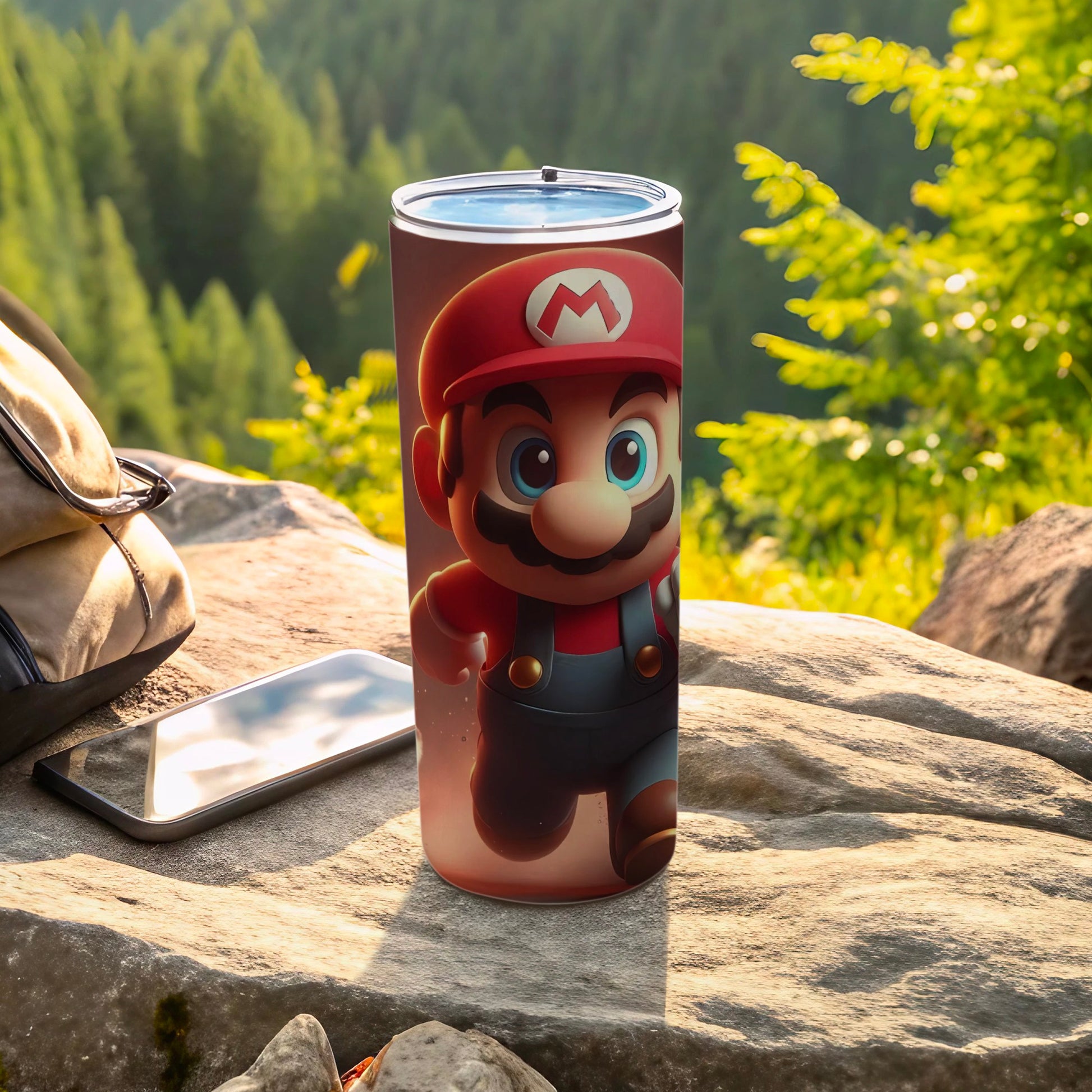 Colorful Mario Character Outdoor Thermos Tumbler Cup