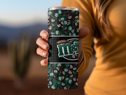 New York M&M's Chocolate Jets Winning Size Logo Tumblers