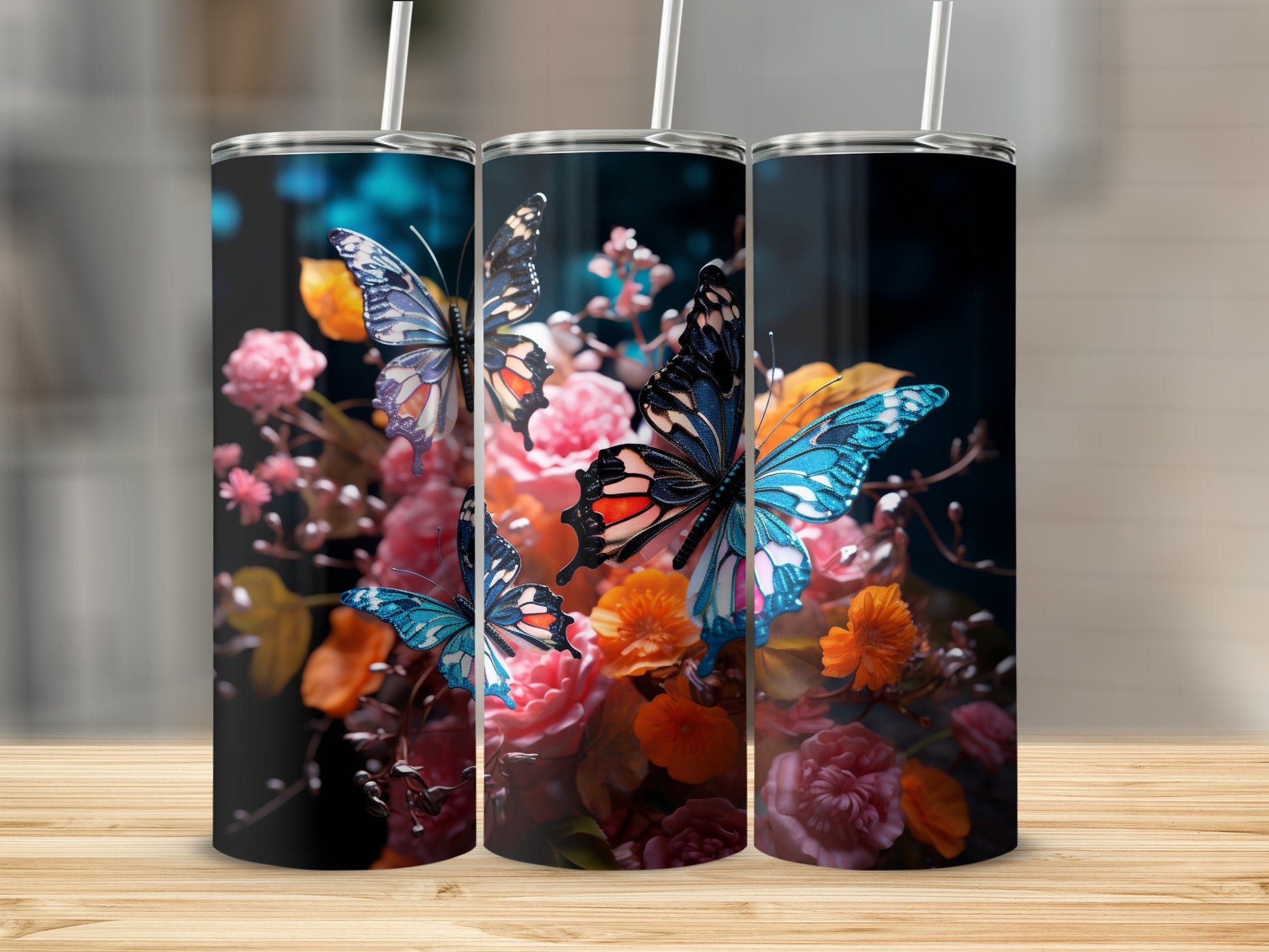 Vibrant Butterfly Floral Tumbler Design Gorgeous product type

Butterfly
Flowers
Floral Design
Tumbler Wrap
Drinkware
Vibrant Colors
Nature Art
Garden Theme
Blue Butterfly
Orange Flowers
Pink Blooms
Aesthetic Print
Beautiful Butterflies
Summer Vibes
Spring Decor
Gift Idea
Custom Design
Unique Pattern
Dark Background
Elegant Decor