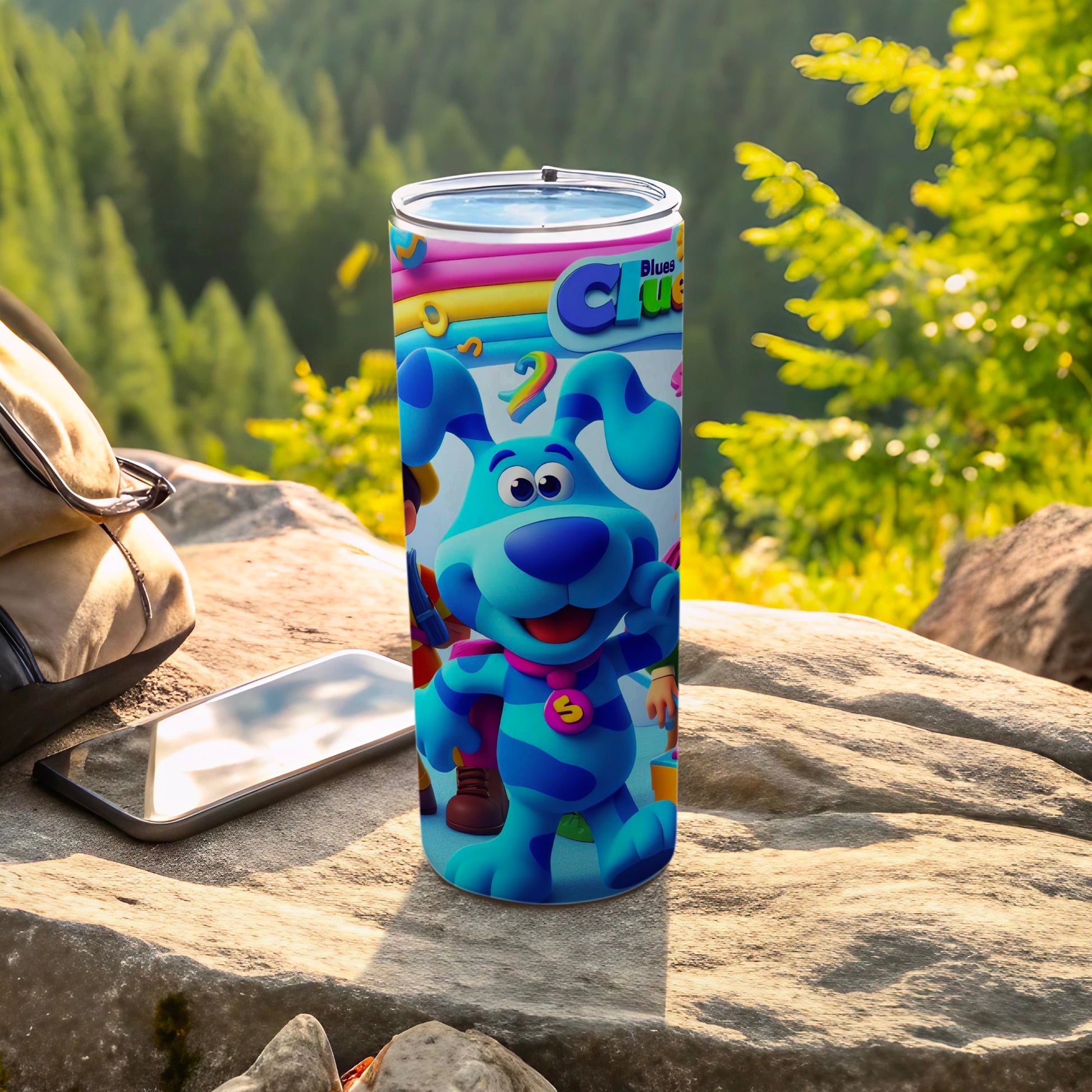 Blue's Clues Colorful Cartoon Character Tumbler Cup