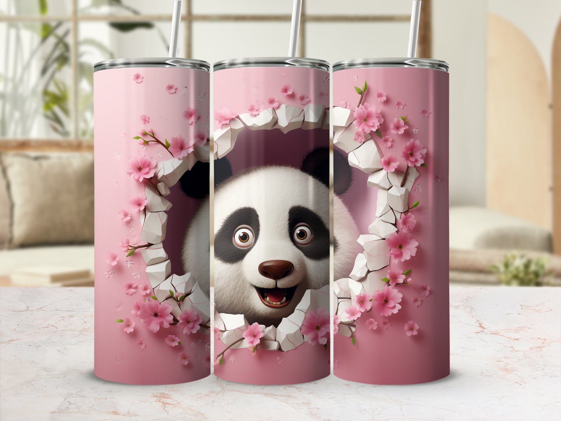 Happy Panda Peeking Pink Cherry Blossom Wall product type
Panda, Cute Panda, Happy Panda, Pink Panda, Cherry Blossom, Sakura, Pink Flowers, Floral Design, Broken Wall, Peeking Panda, Animal Design, Cartoon Panda, Adorable Animal, Unique Design, Nature Inspired, Whimsical, Graphic Tumbler, Drinkware, Kawaii Panda, Sweet Design