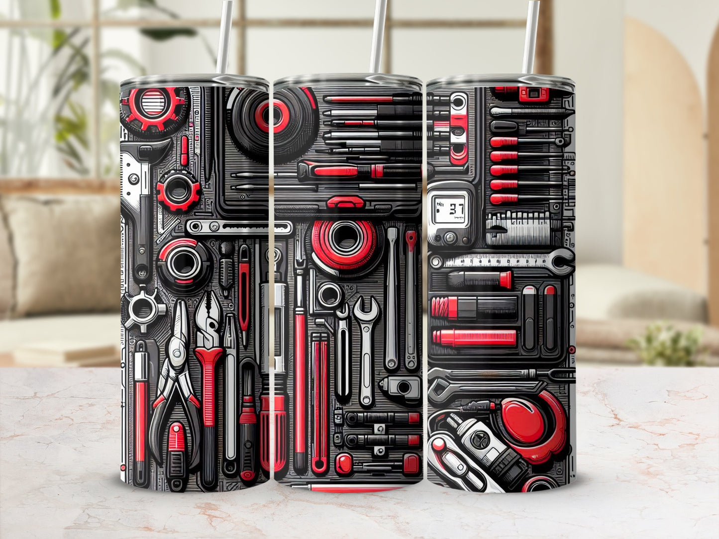 Industrial Mechanic Tools Layout Graphic product type