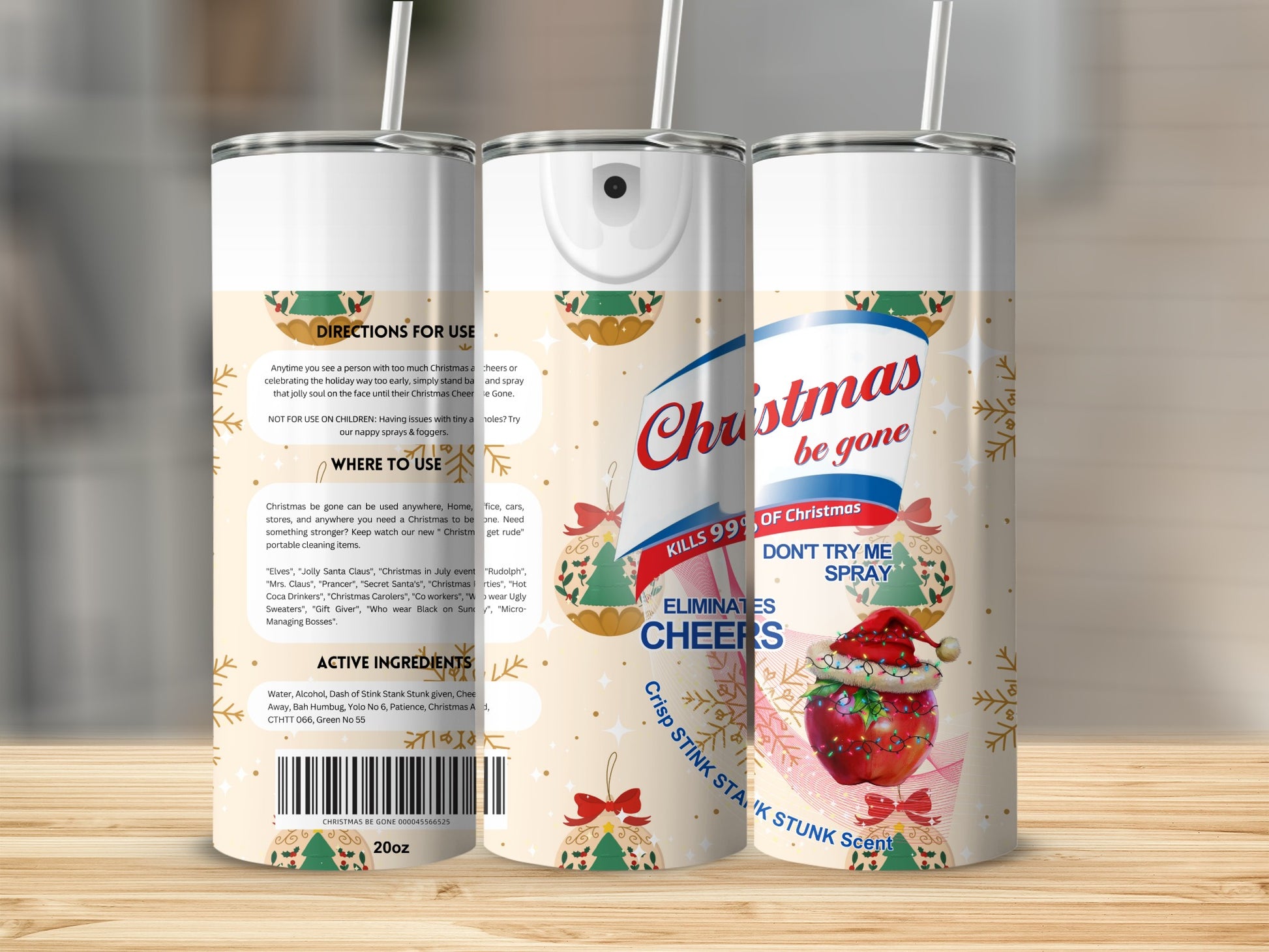 Christmas Be Gone Spray Eliminates Cheers Stink
