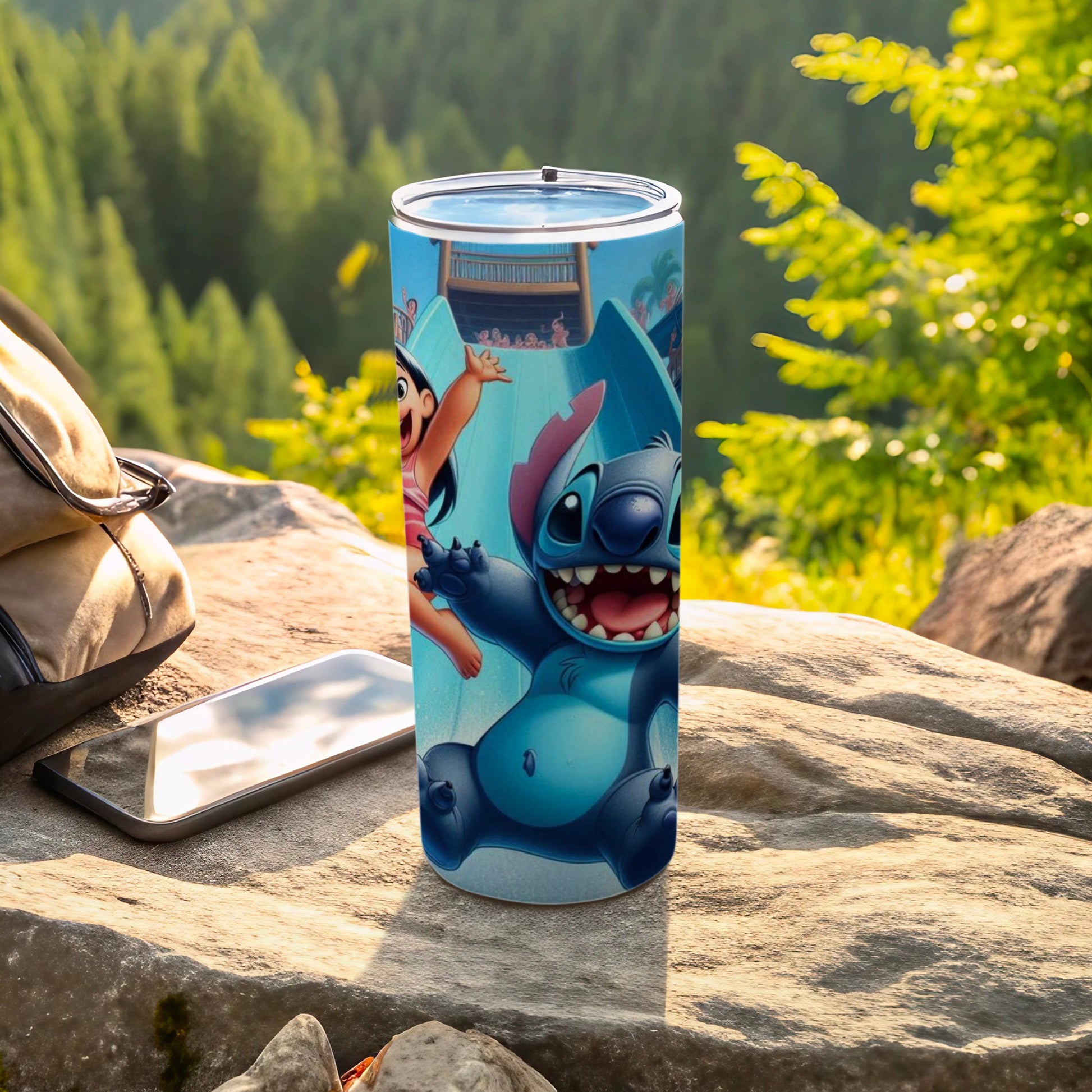 Lilo and Stitch Adventure Themed Tumbler