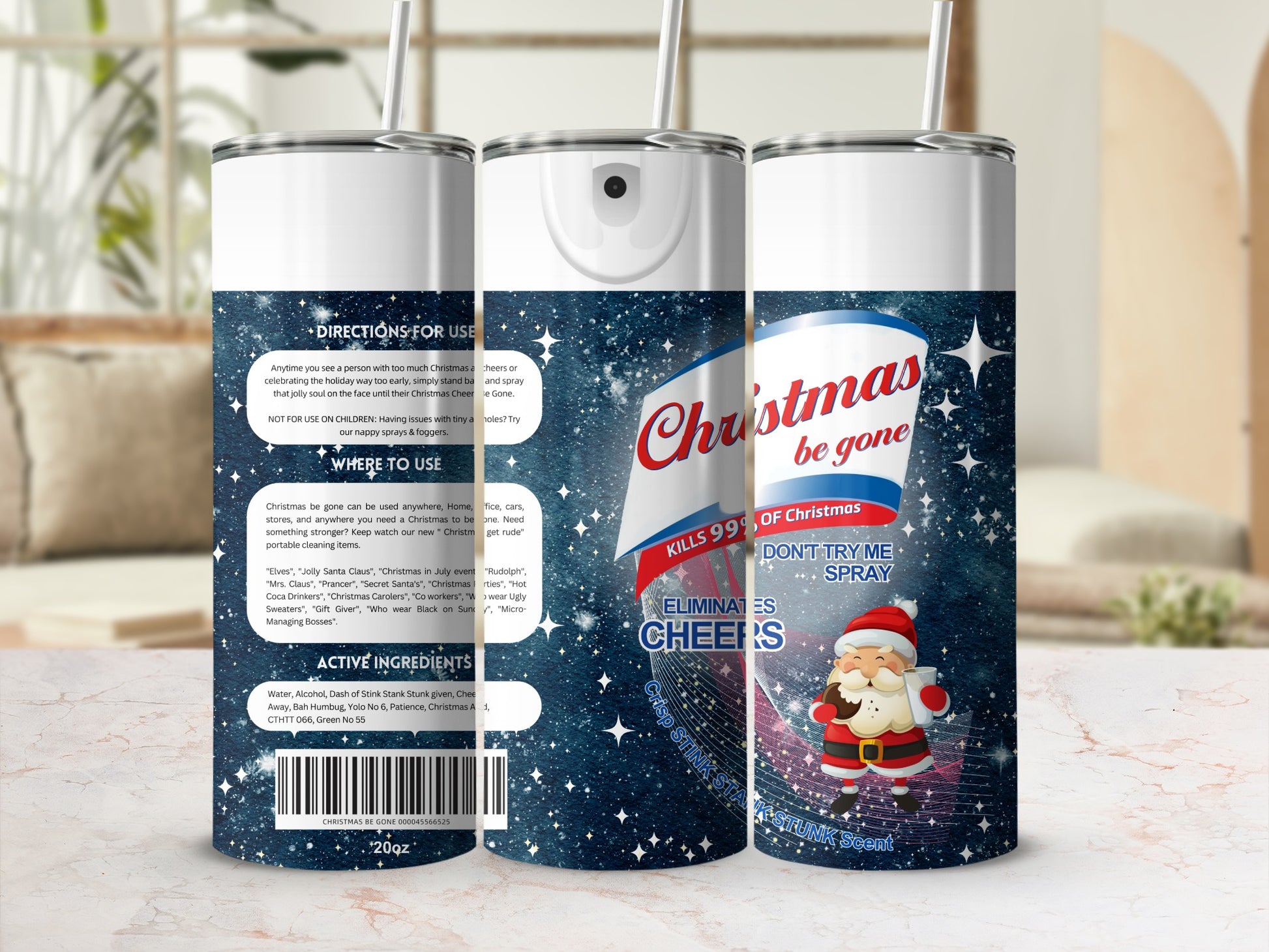 Christmas Be Gone Spray to Eliminate Holiday Cheer