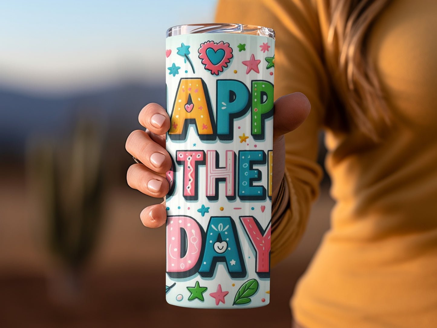 Colorful App The Day Insulated Tumbler for Beverages