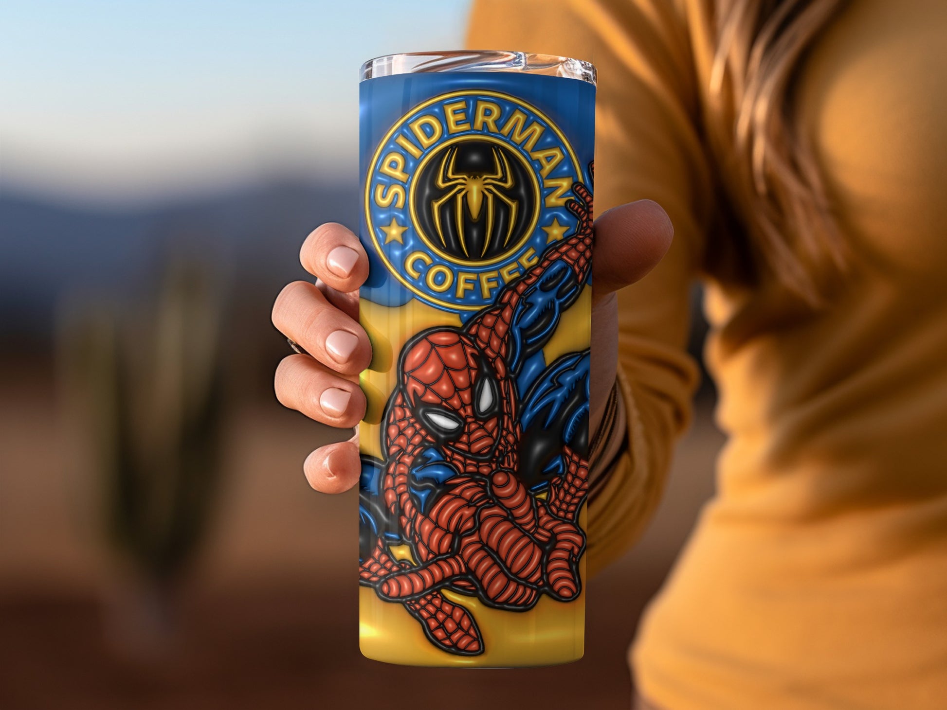 Amazing Spiderman Coffee Logo Travel Mug Product