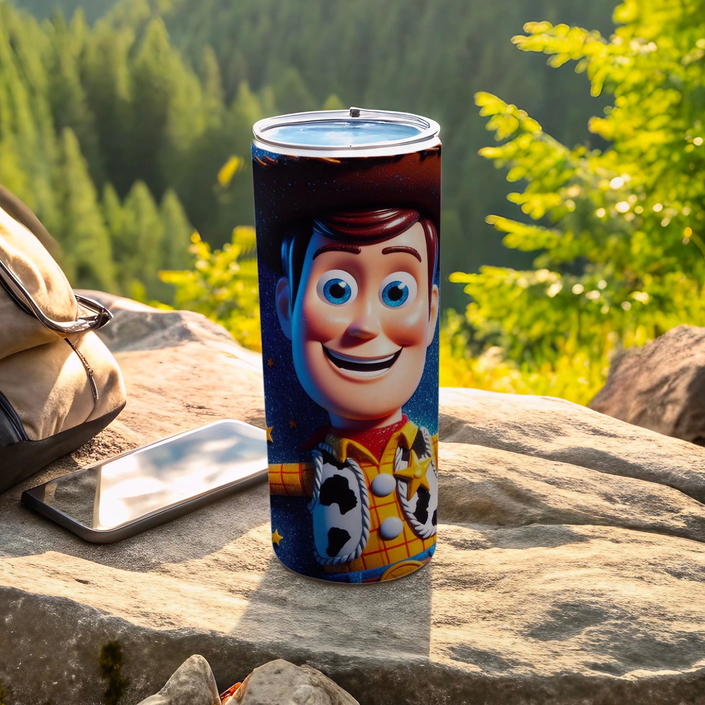 Insulated Travel Tumbler Featuring Woody Toy Story