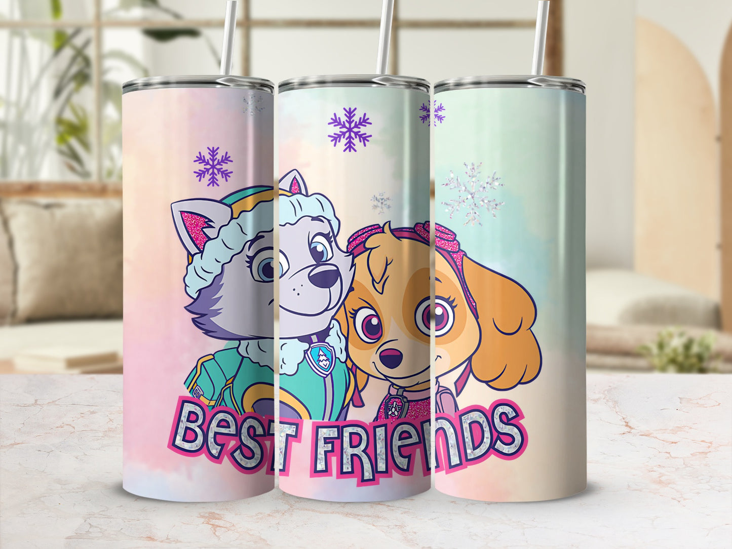 Best Friends Cute Cartoon Characters Tumbler