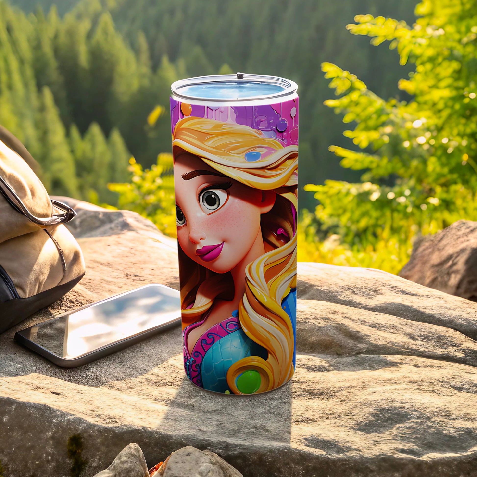 Vibrant Cartoon Character Insulated Tumbler for Kids
